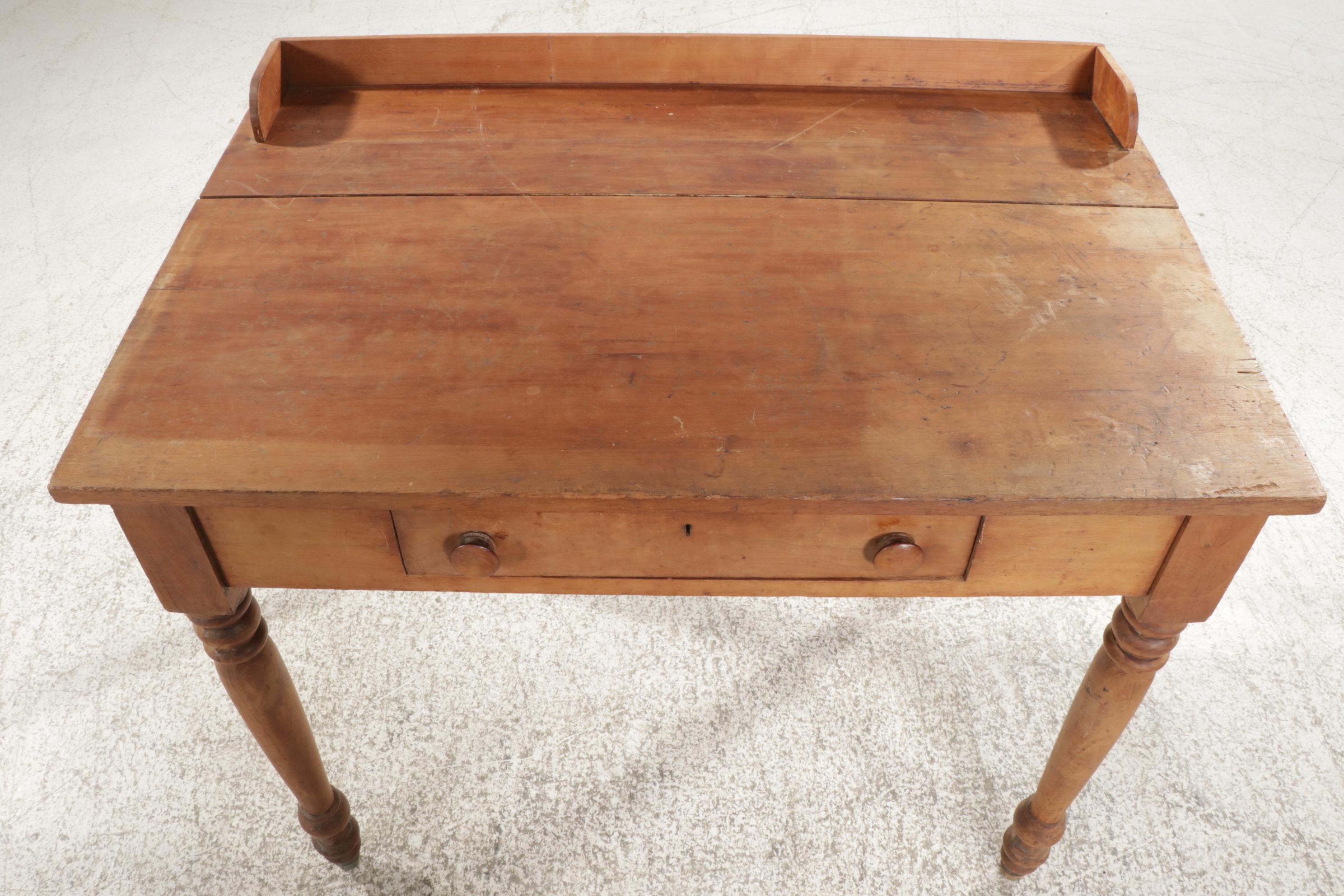 Wood Writing Table, Late 19th to Early 20th Century