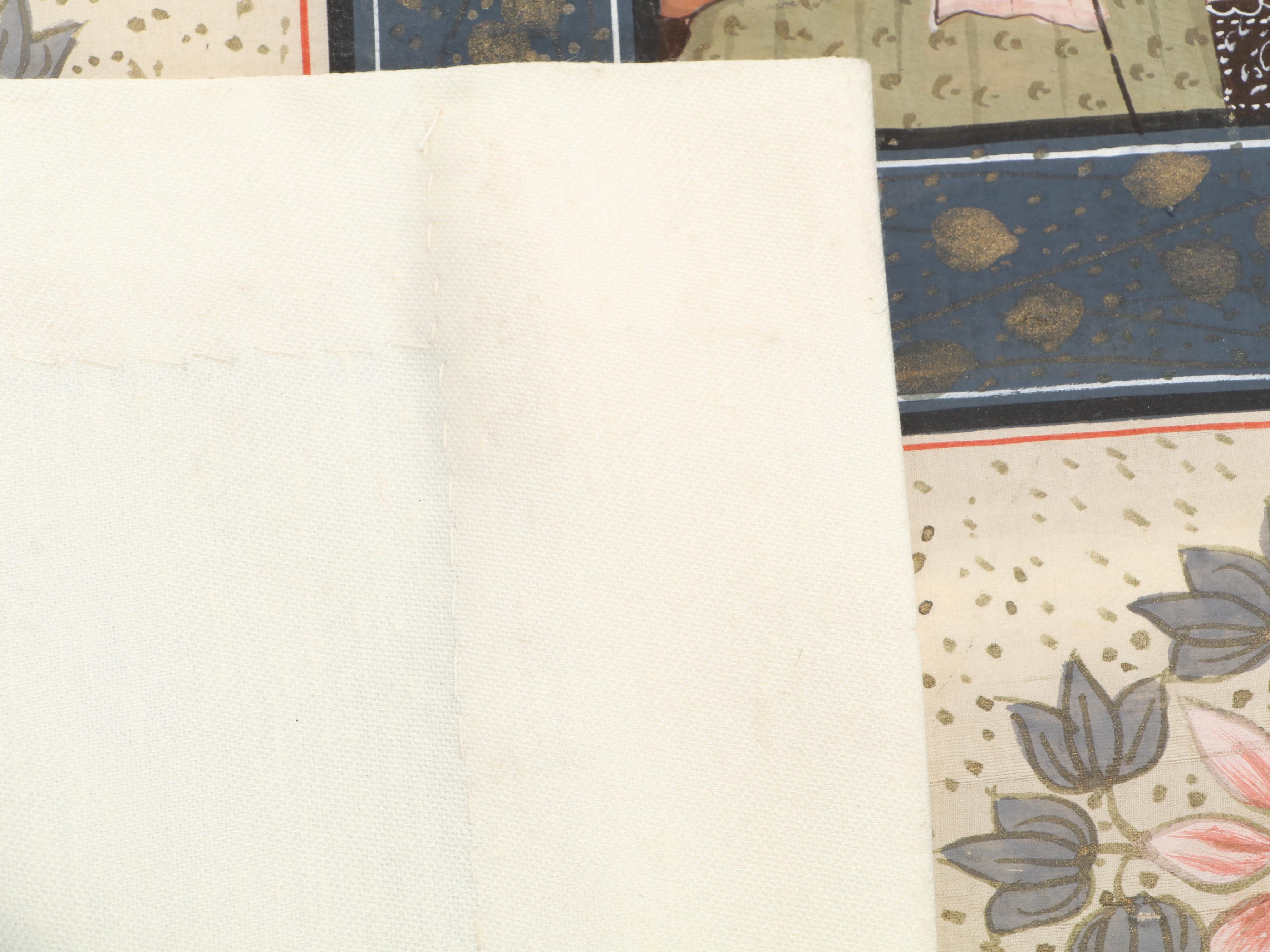 Indian Mughal-Style Gouache Painting