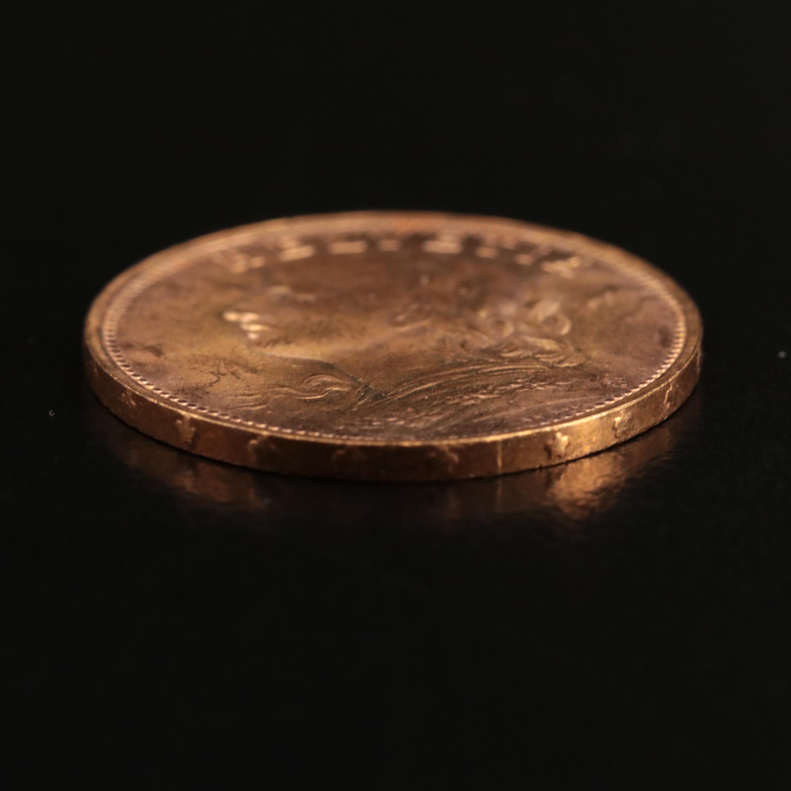 1935 L B Switzerland Twenty Francs Gold Coin