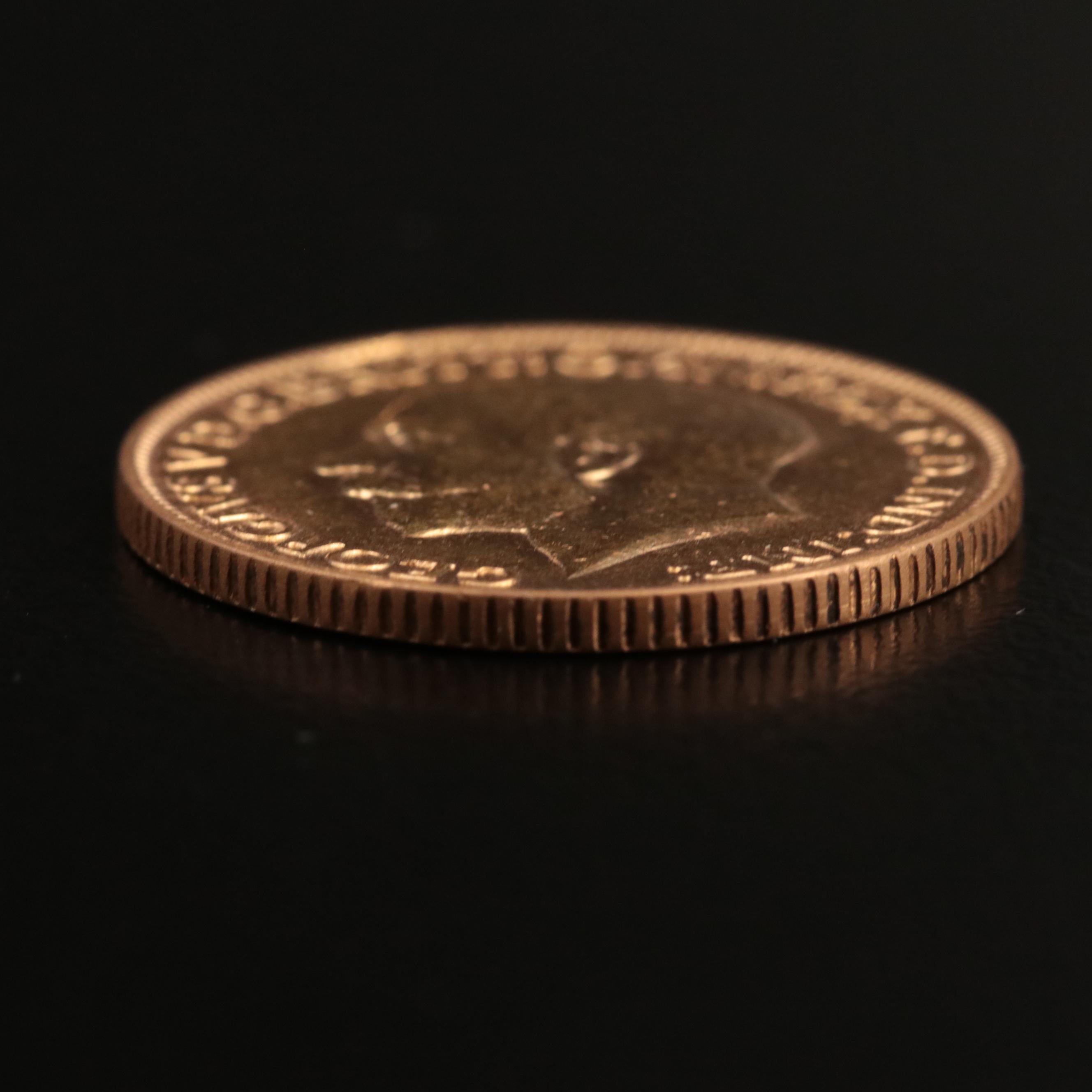 1912 British Gold Sovereign