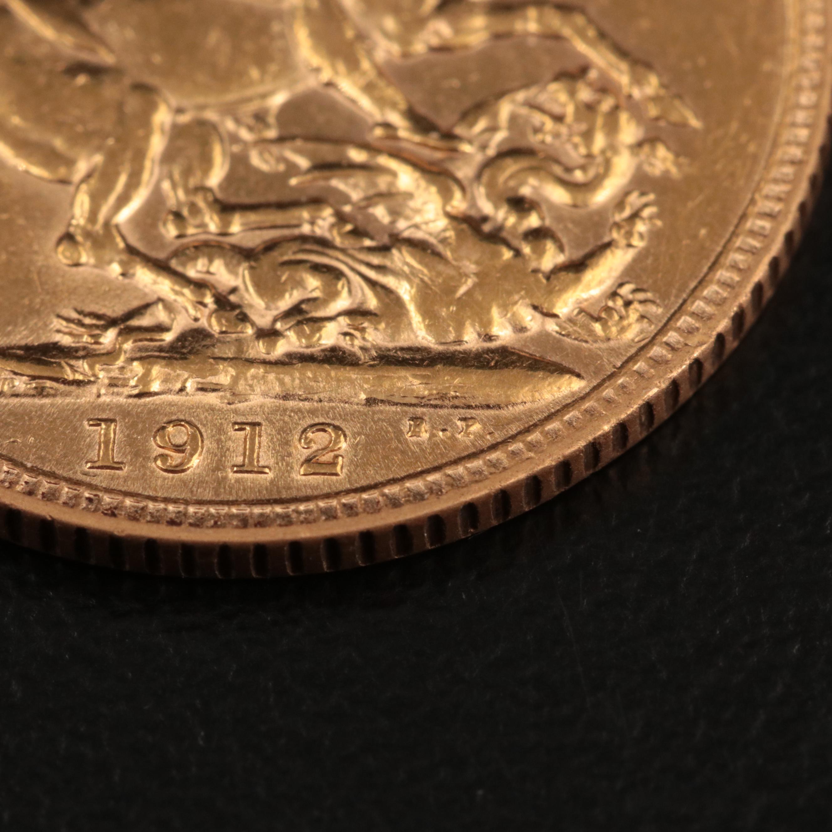 1912 British Gold Sovereign