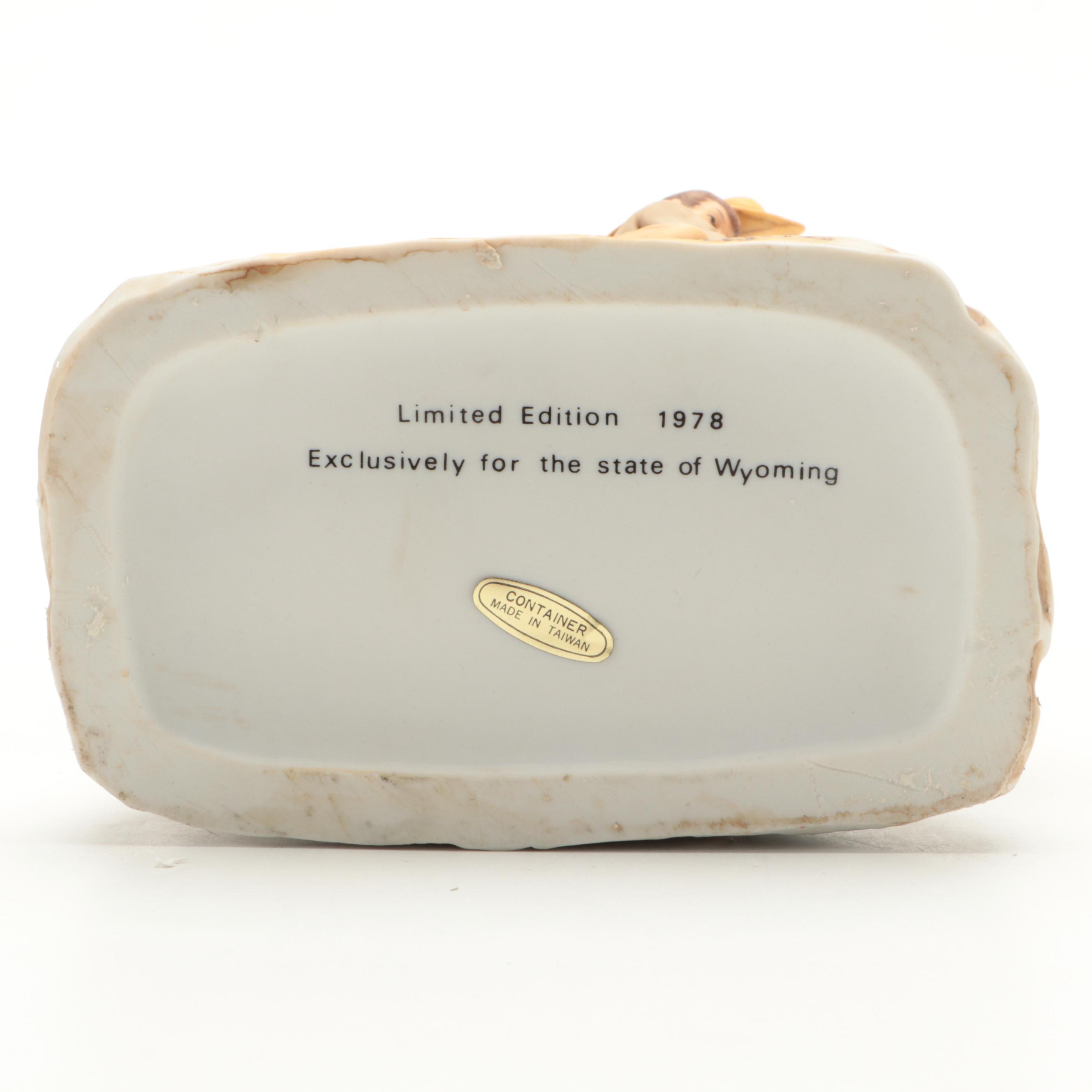 Ski Country "Wyoming" and Other Limited Edition Porcelain Decanters