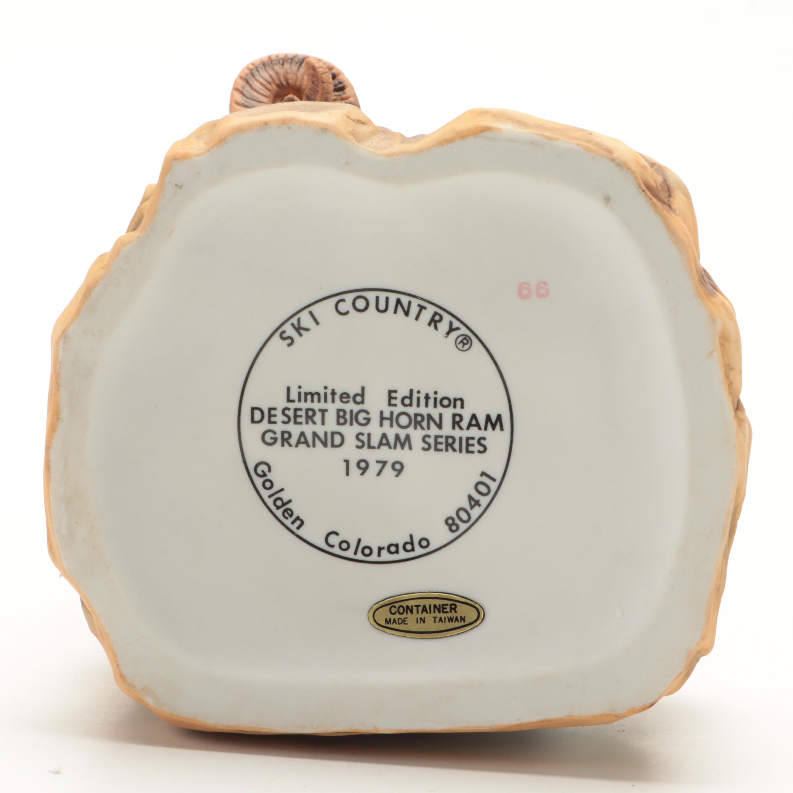 Ski Country "Wyoming" and Other Limited Edition Porcelain Decanters