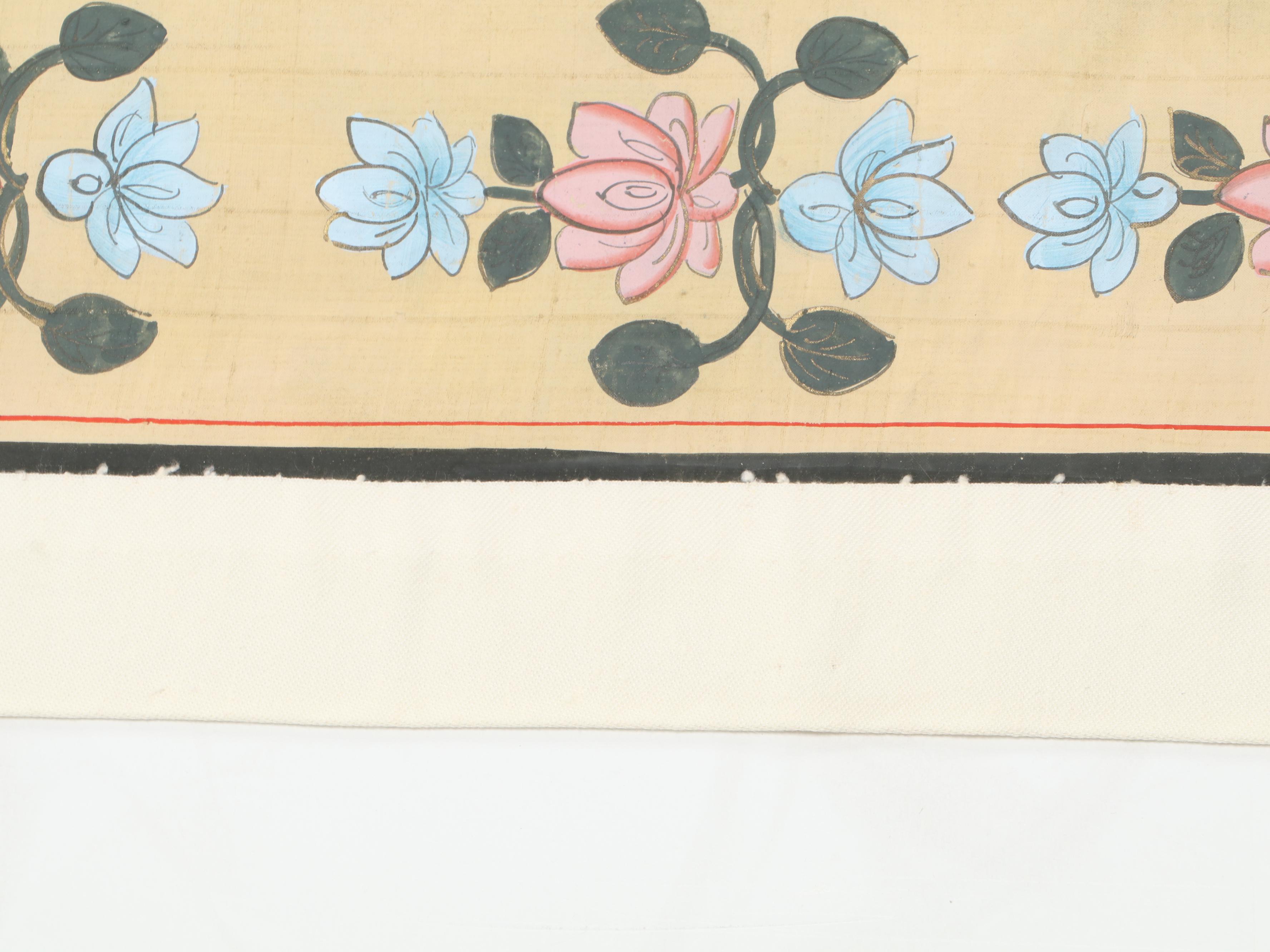 Indian Mughal-Style Gouache Painting