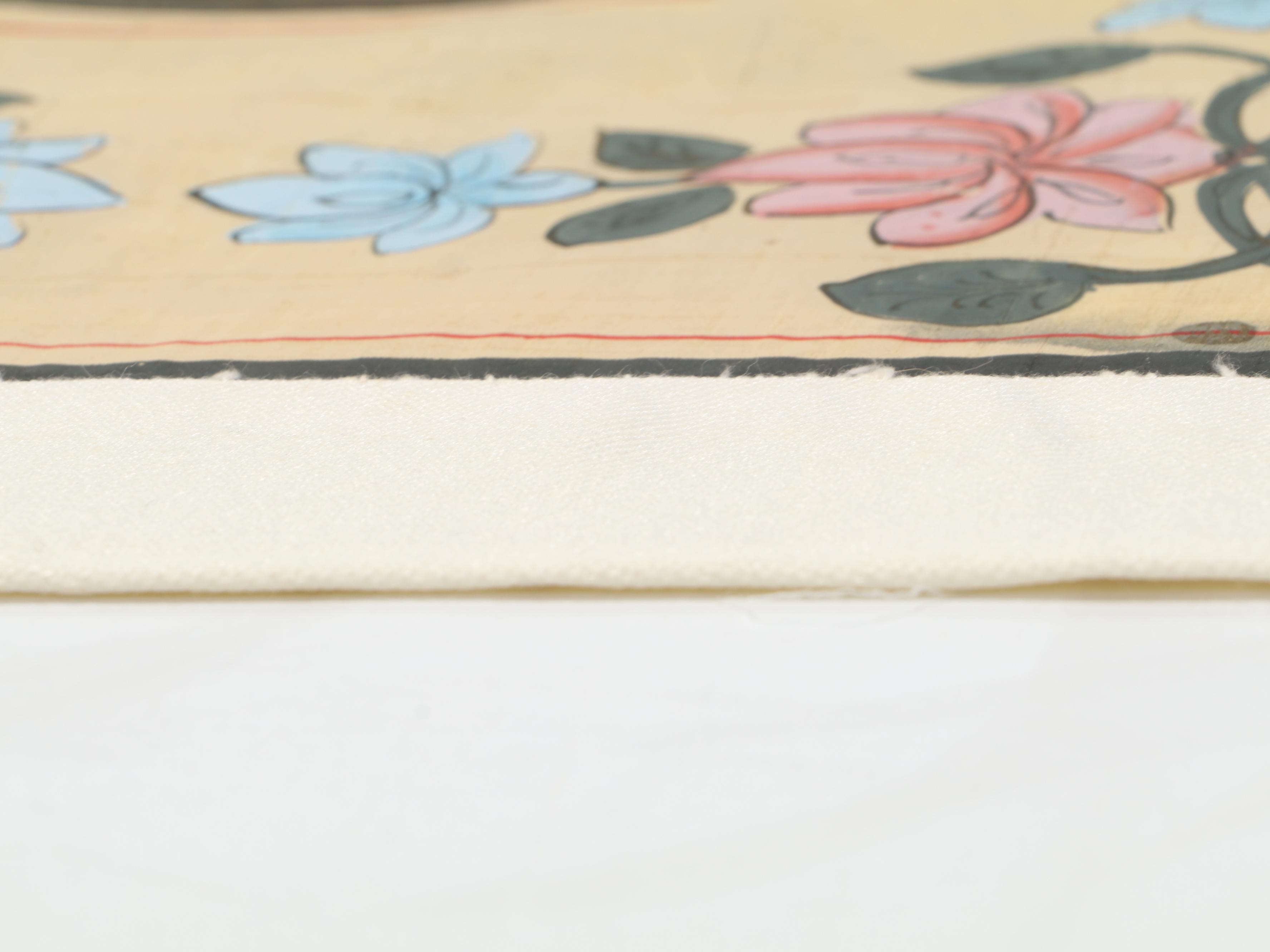 Indian Mughal-Style Gouache Painting