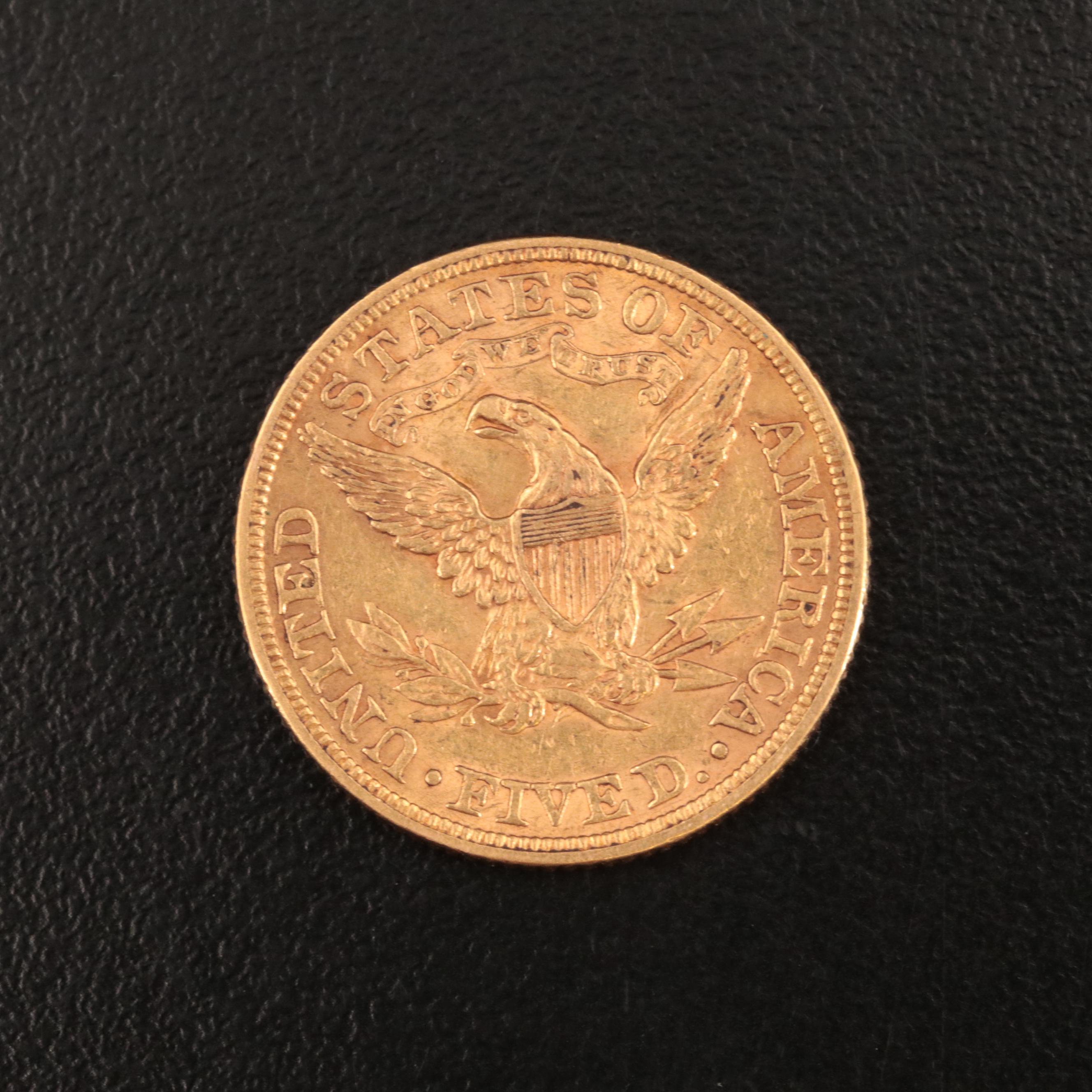 1897 Liberty Head $5 Gold Coin