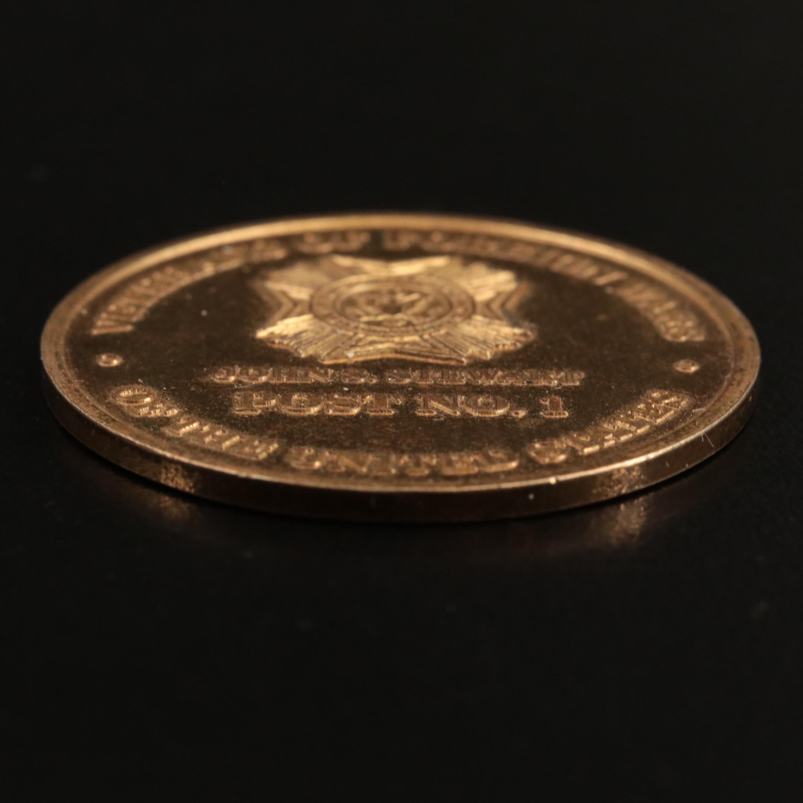 Veterans of Foreign Wars Post #1 Denver Colorado Challenge Coin