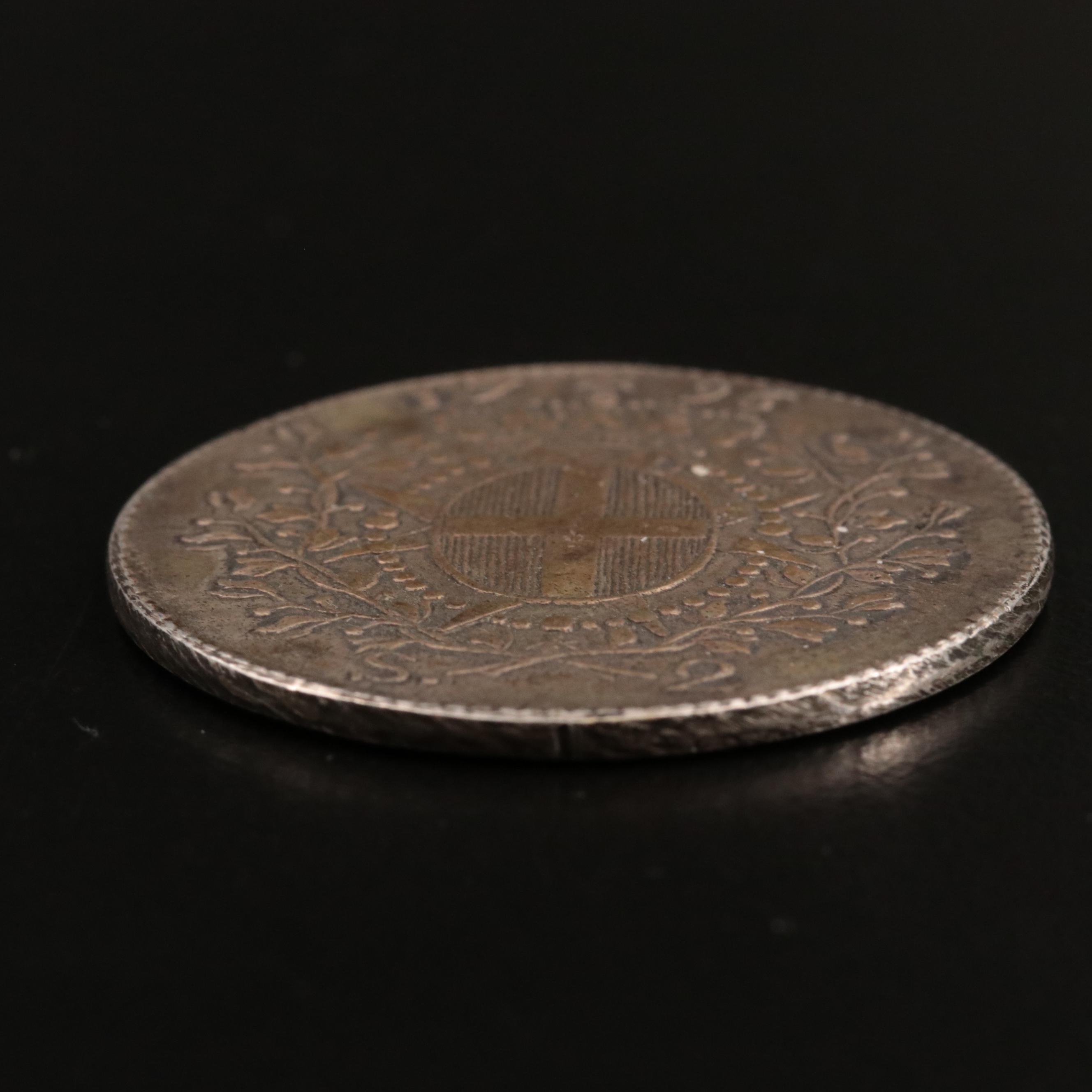 1796 Order of Malta Silver 2 Scudi Coin