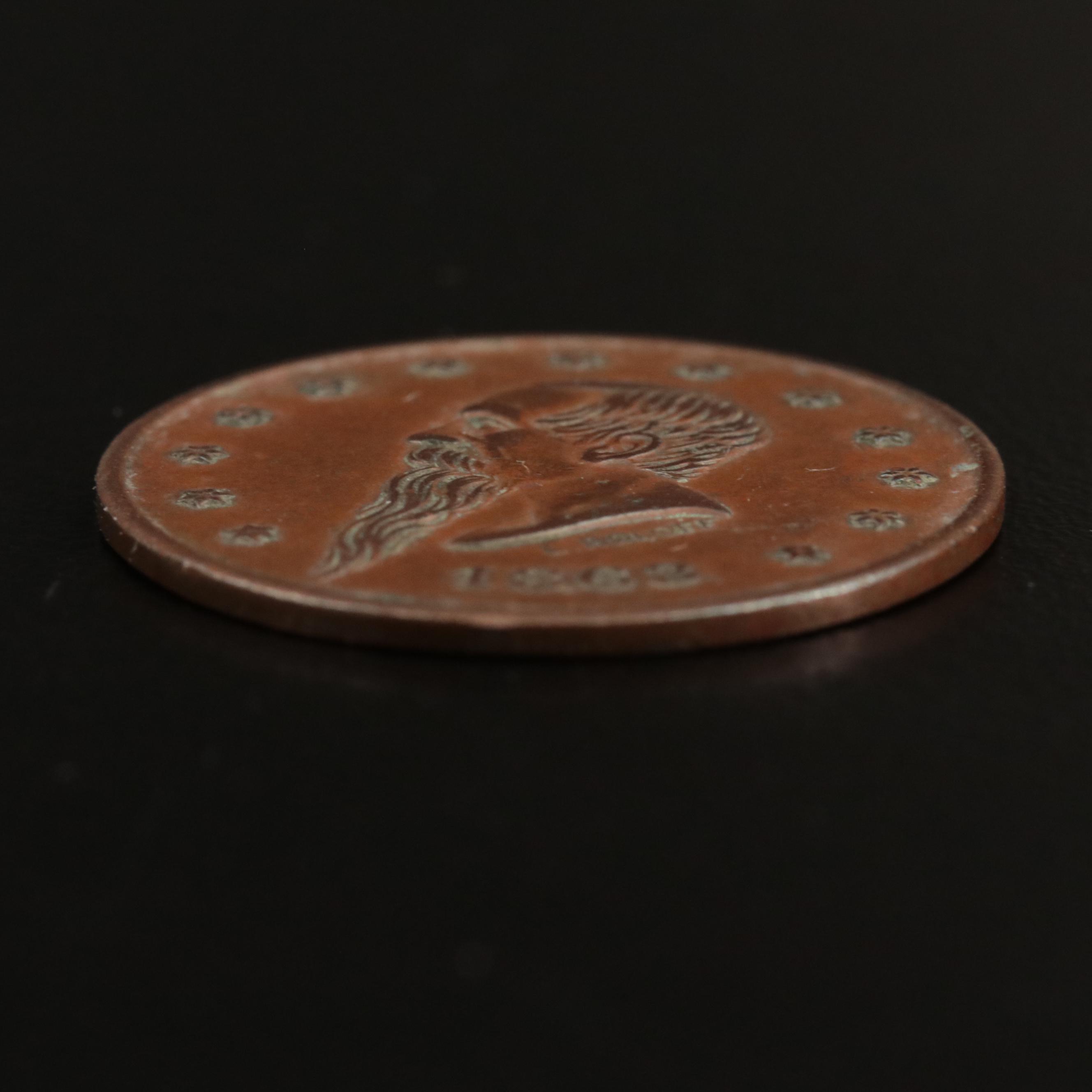 1863 Gustavus Lindenmuller Civil War Token