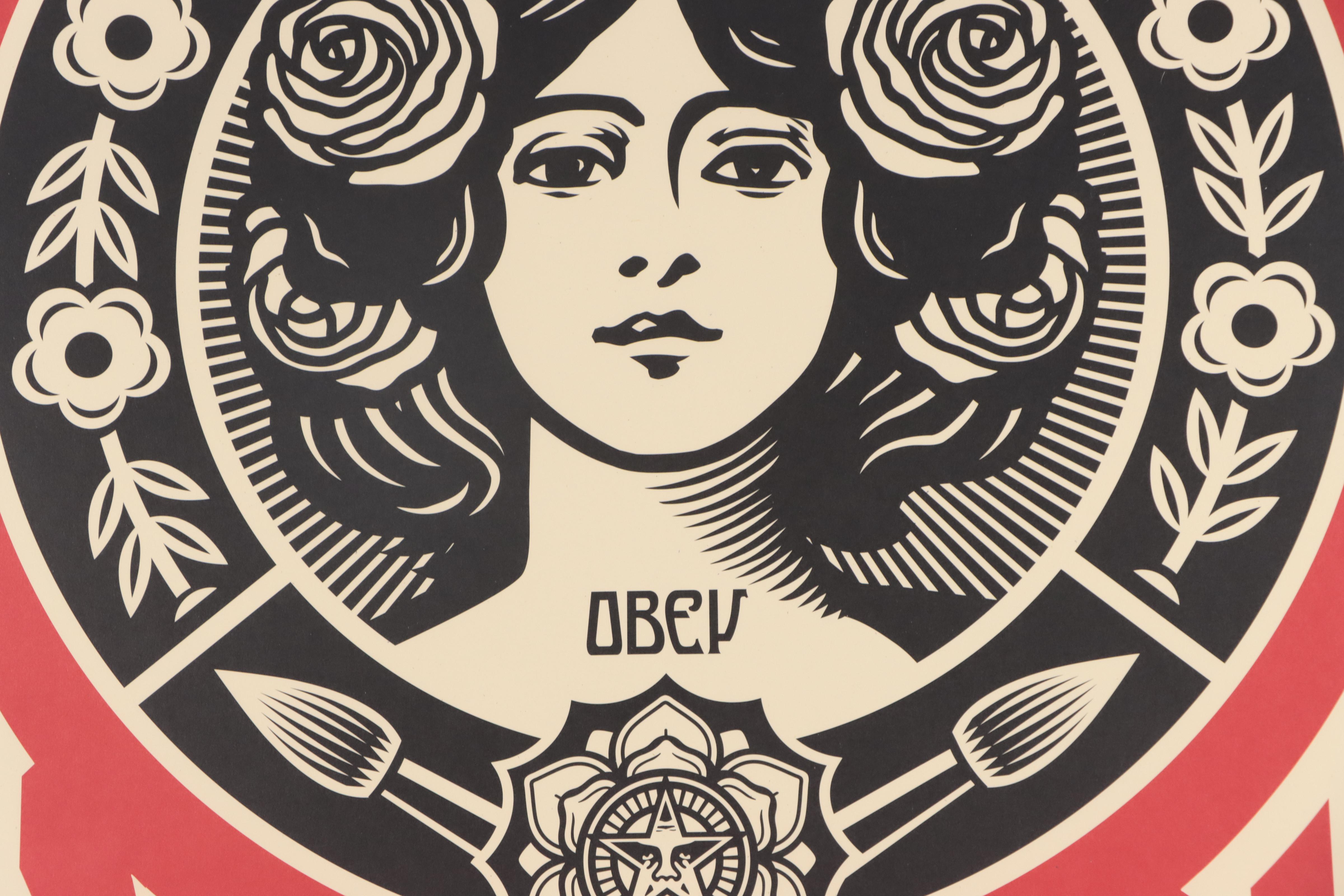 Shepard Fairey Offset Poster "Make Art Not War"