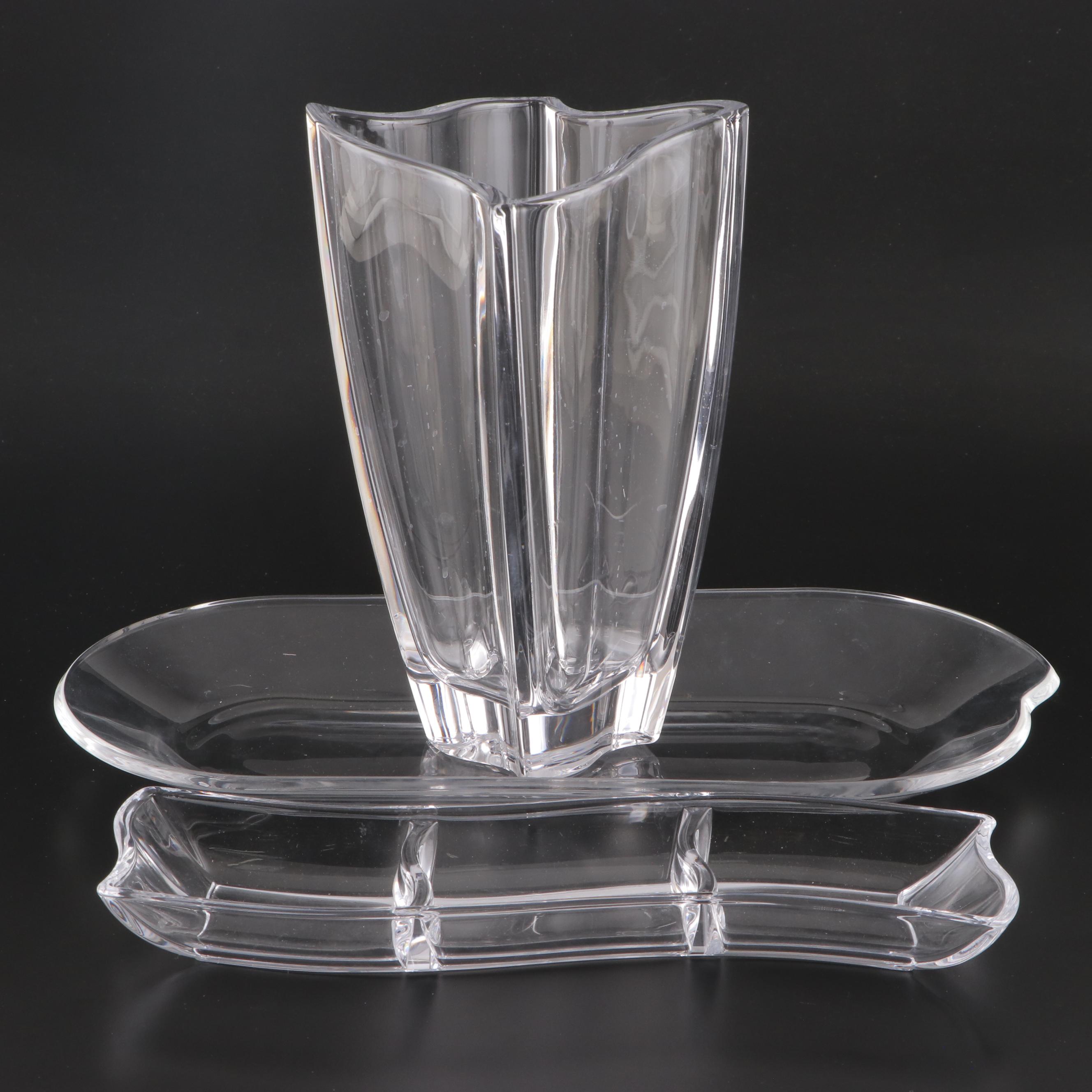 Villeroy & Boch Crystal Vase and Serveware