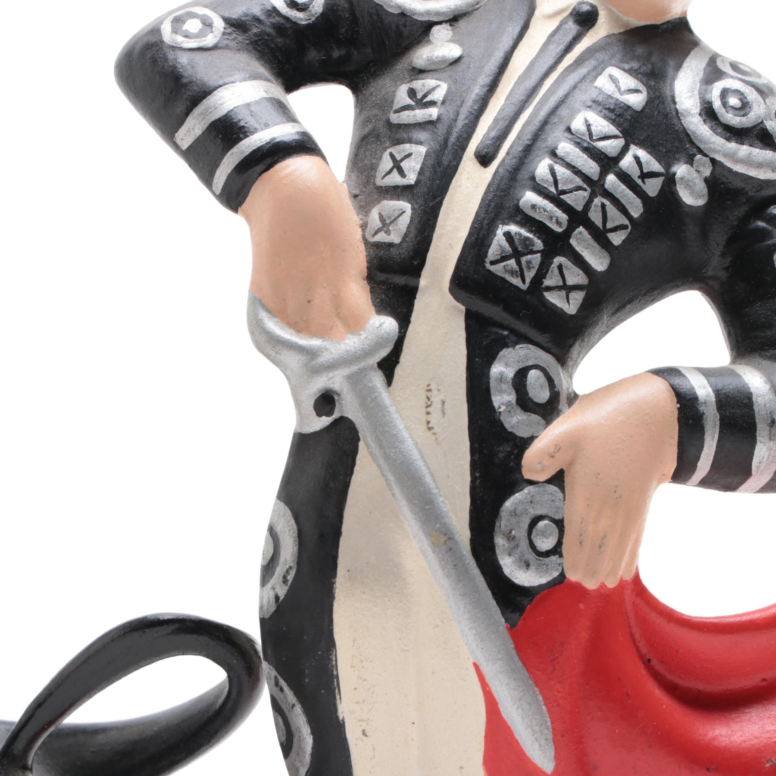 Ceramic Matador and Bull Figurines, Mid to Late 20th Century