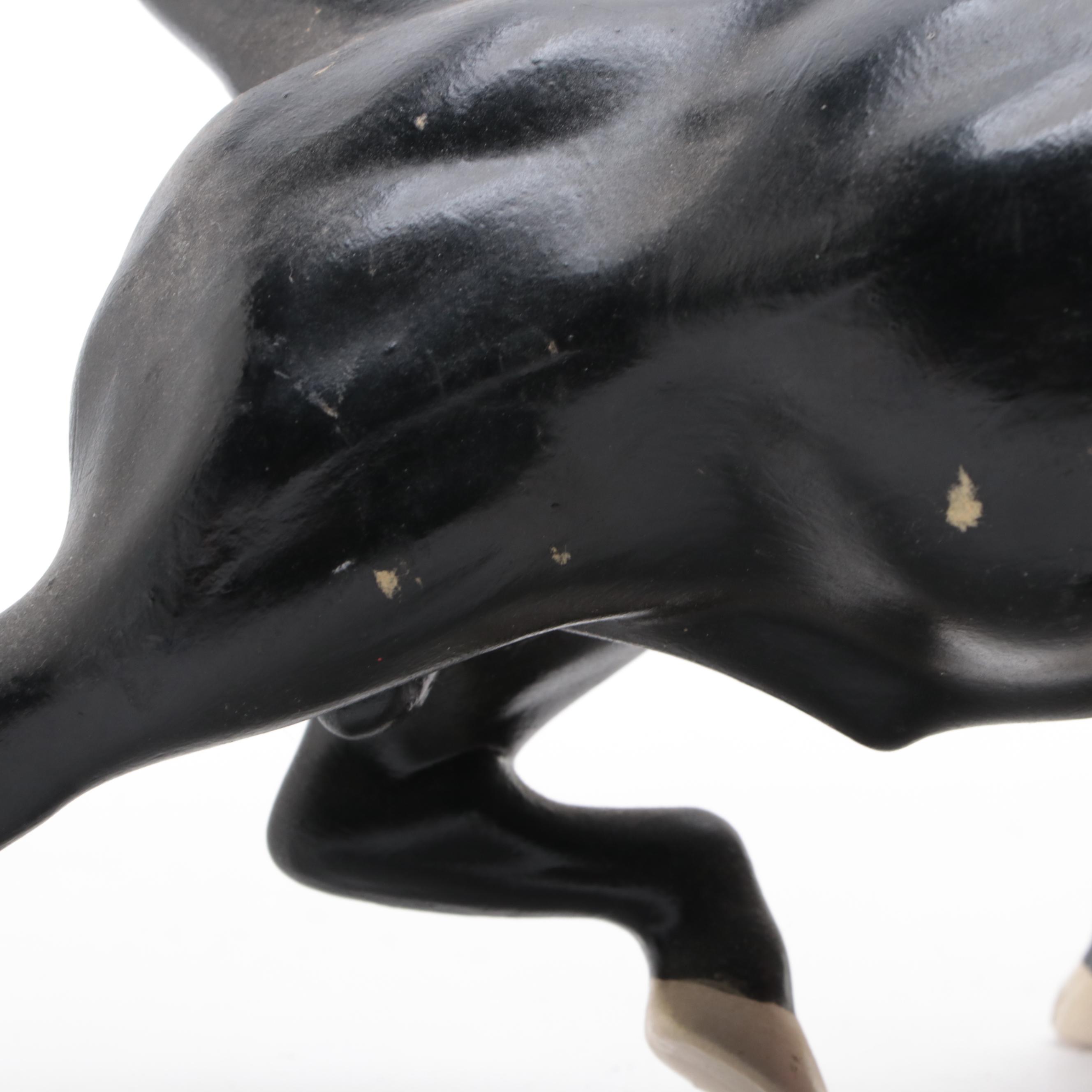 Ceramic Matador and Bull Figurines, Mid to Late 20th Century