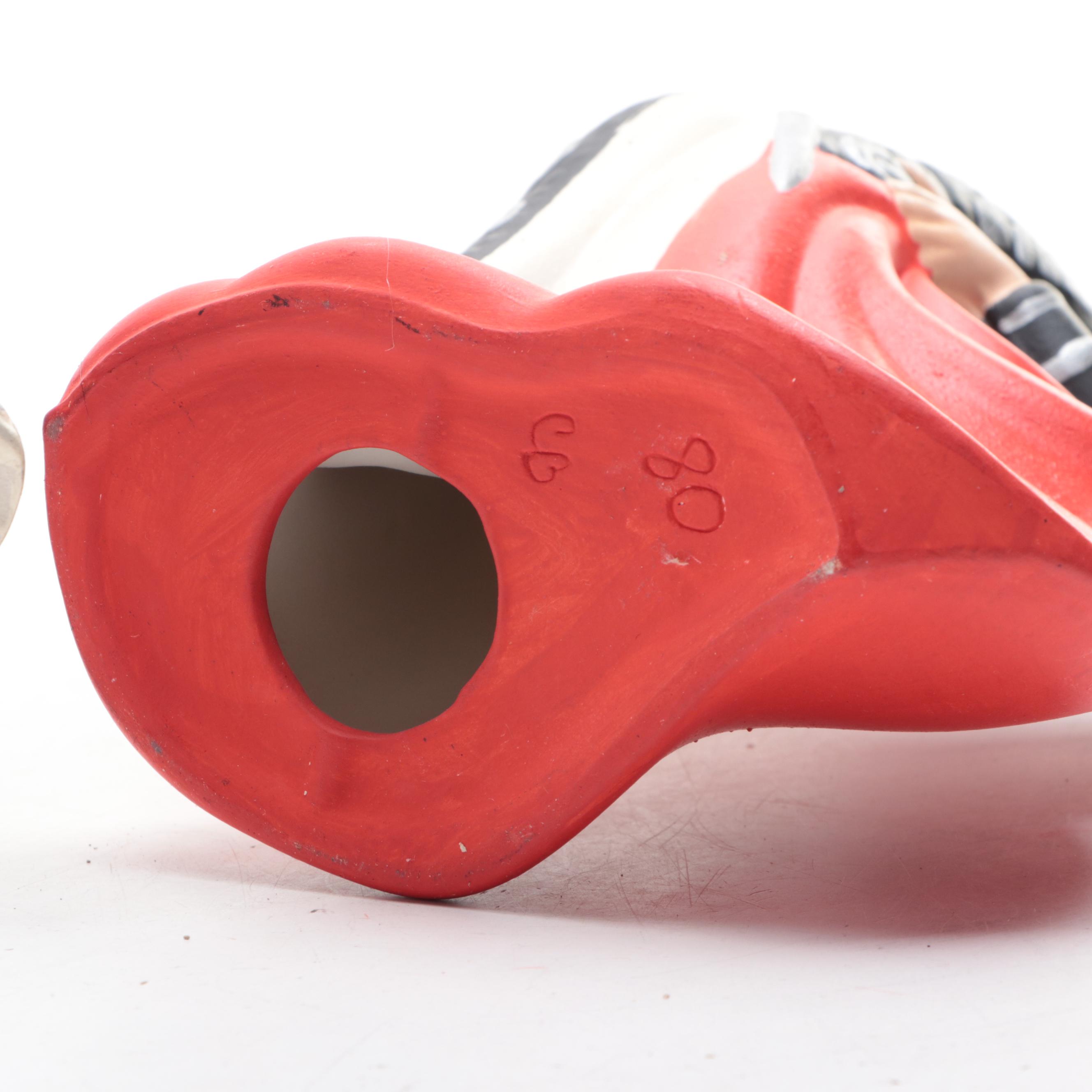 Ceramic Matador and Bull Figurines, Mid to Late 20th Century