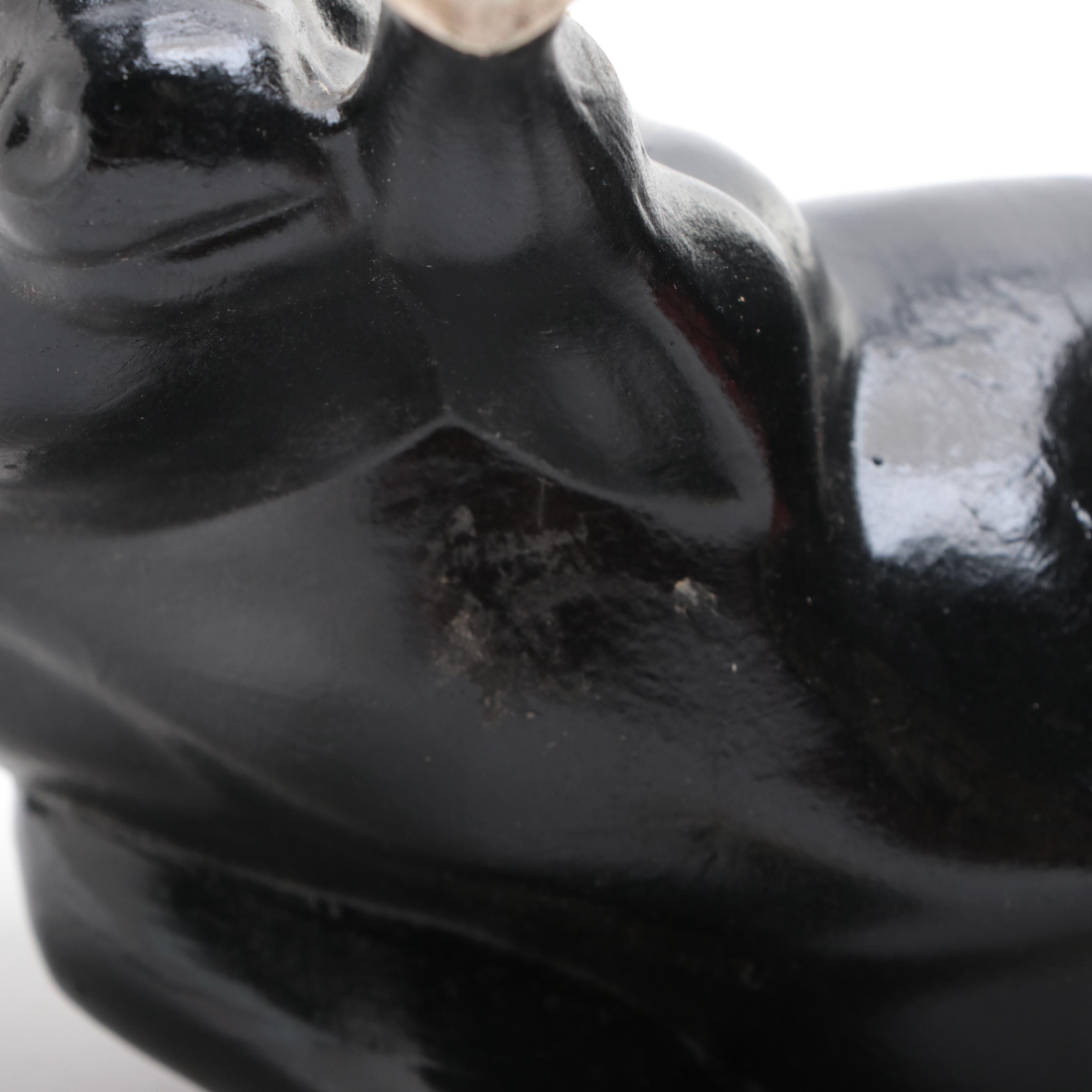 Ceramic Matador and Bull Figurines, Mid to Late 20th Century