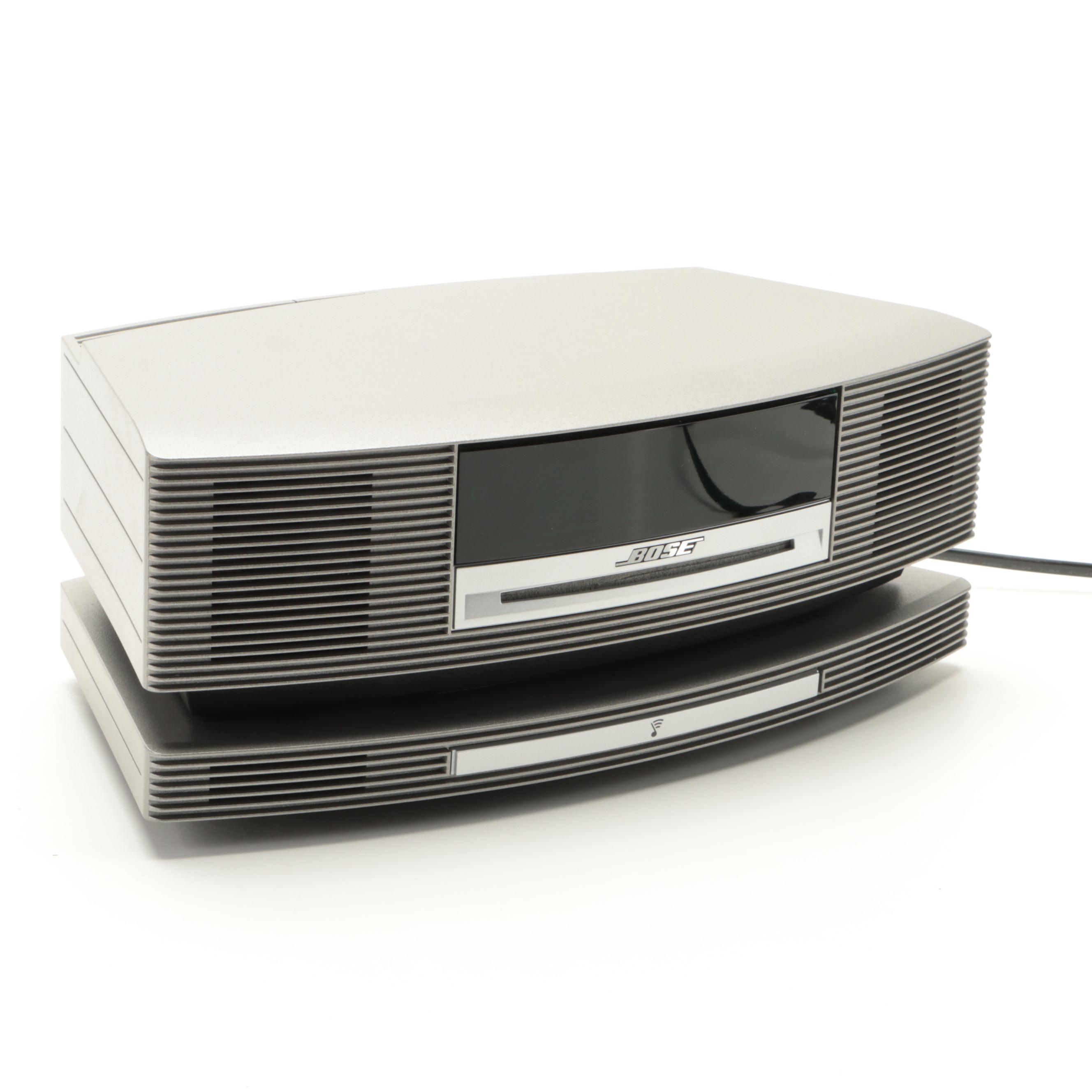 Bose Wave Music System III and SoundTouch Pedestal with Remote