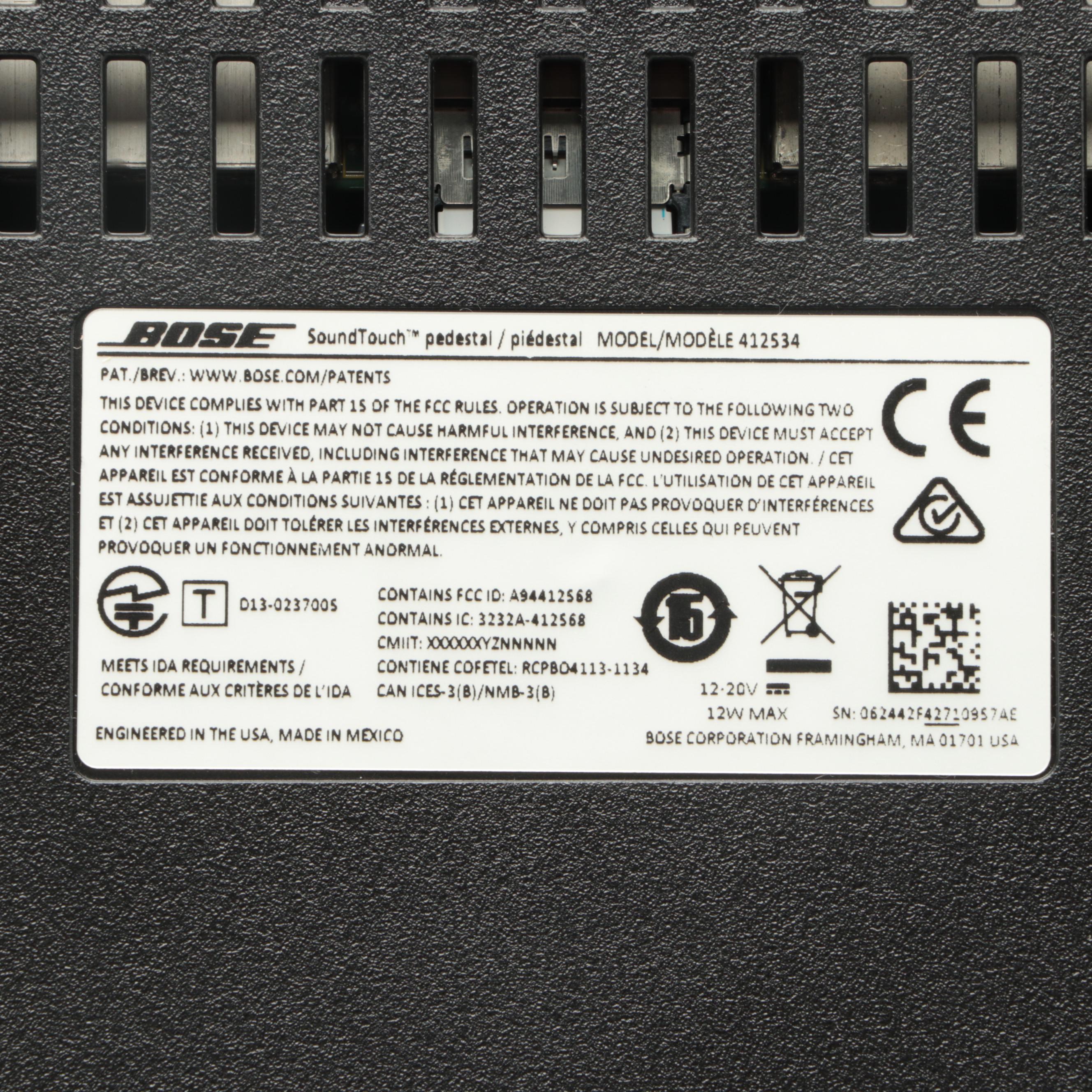 Bose Wave Music System III and SoundTouch Pedestal with Remote