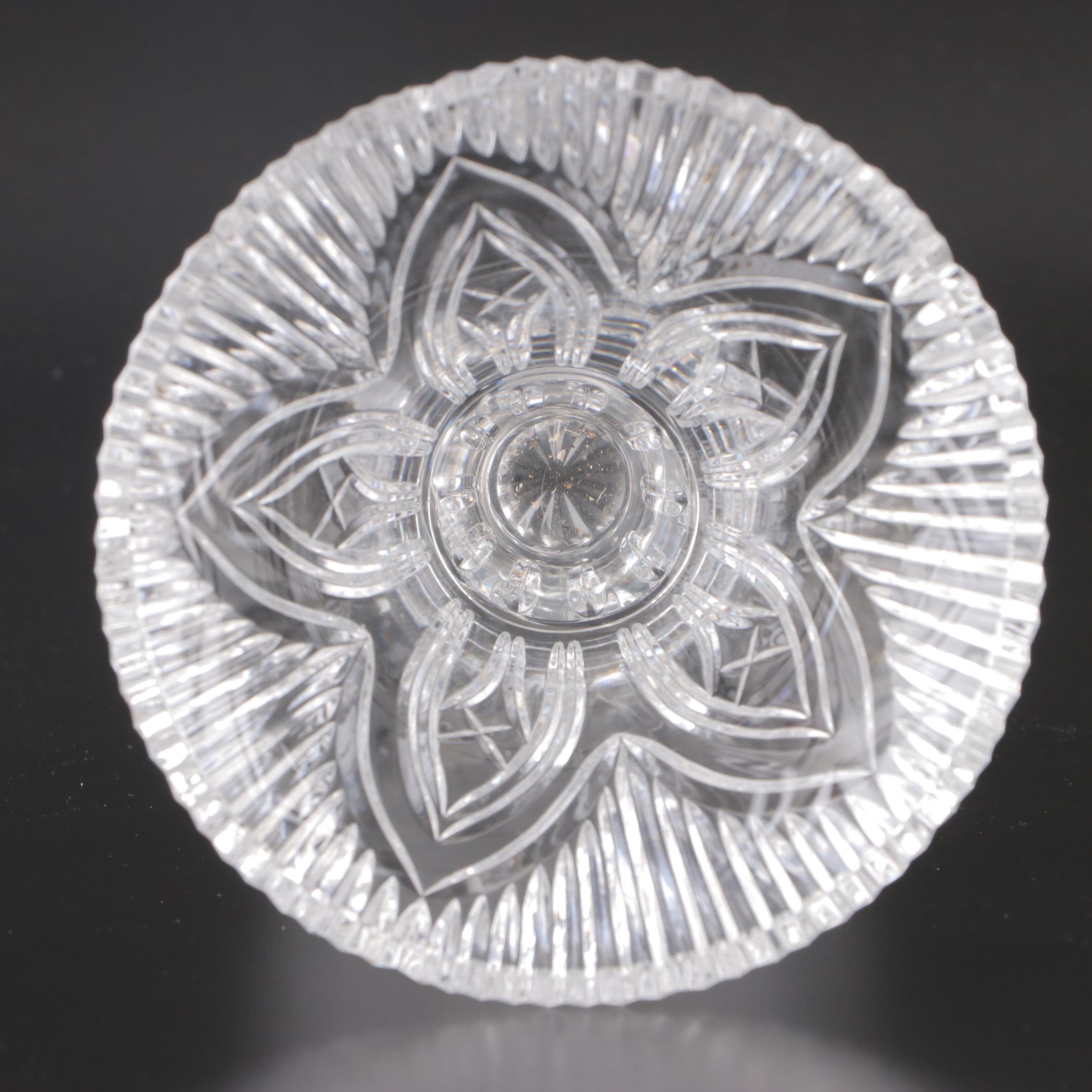 Waterford Crystal Romance of Ireland "Rock of Cashel" Trumpet Vase