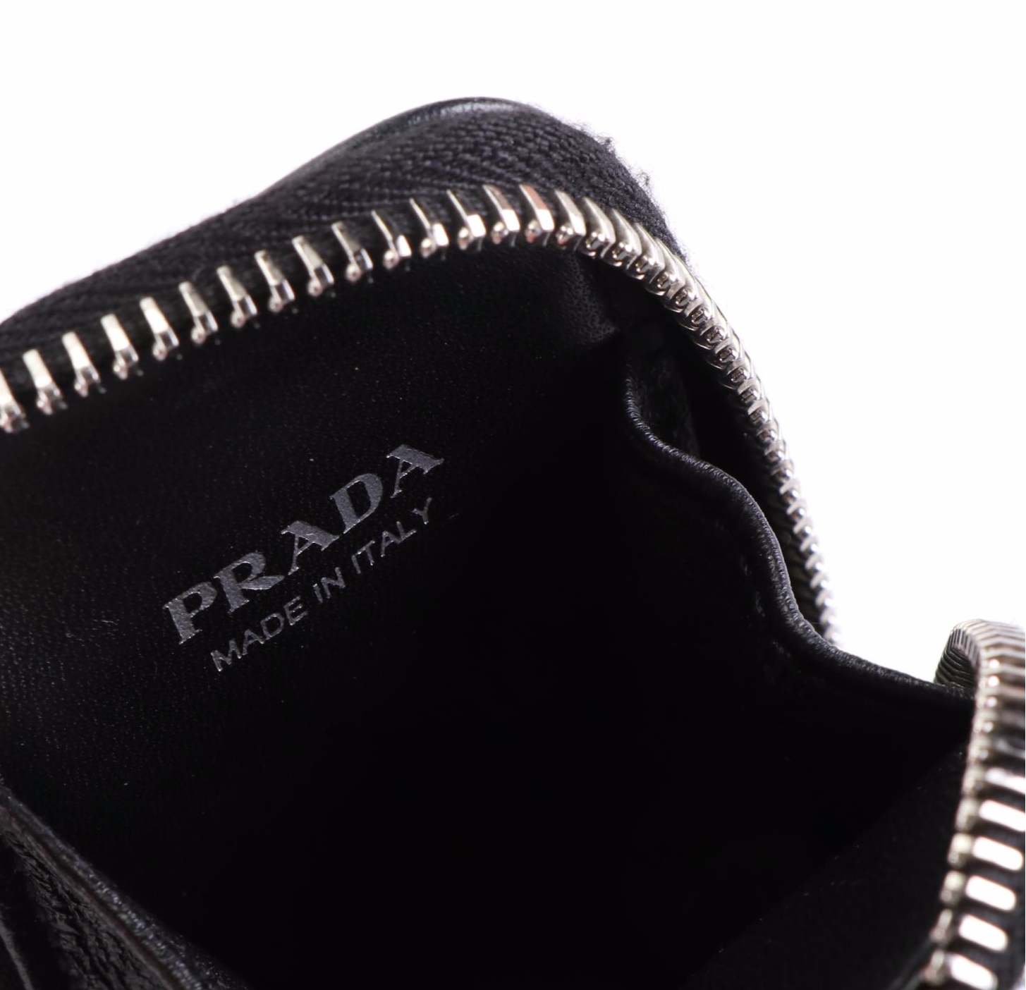 Prada Triangle Bag in Leather with Detachable Pouch