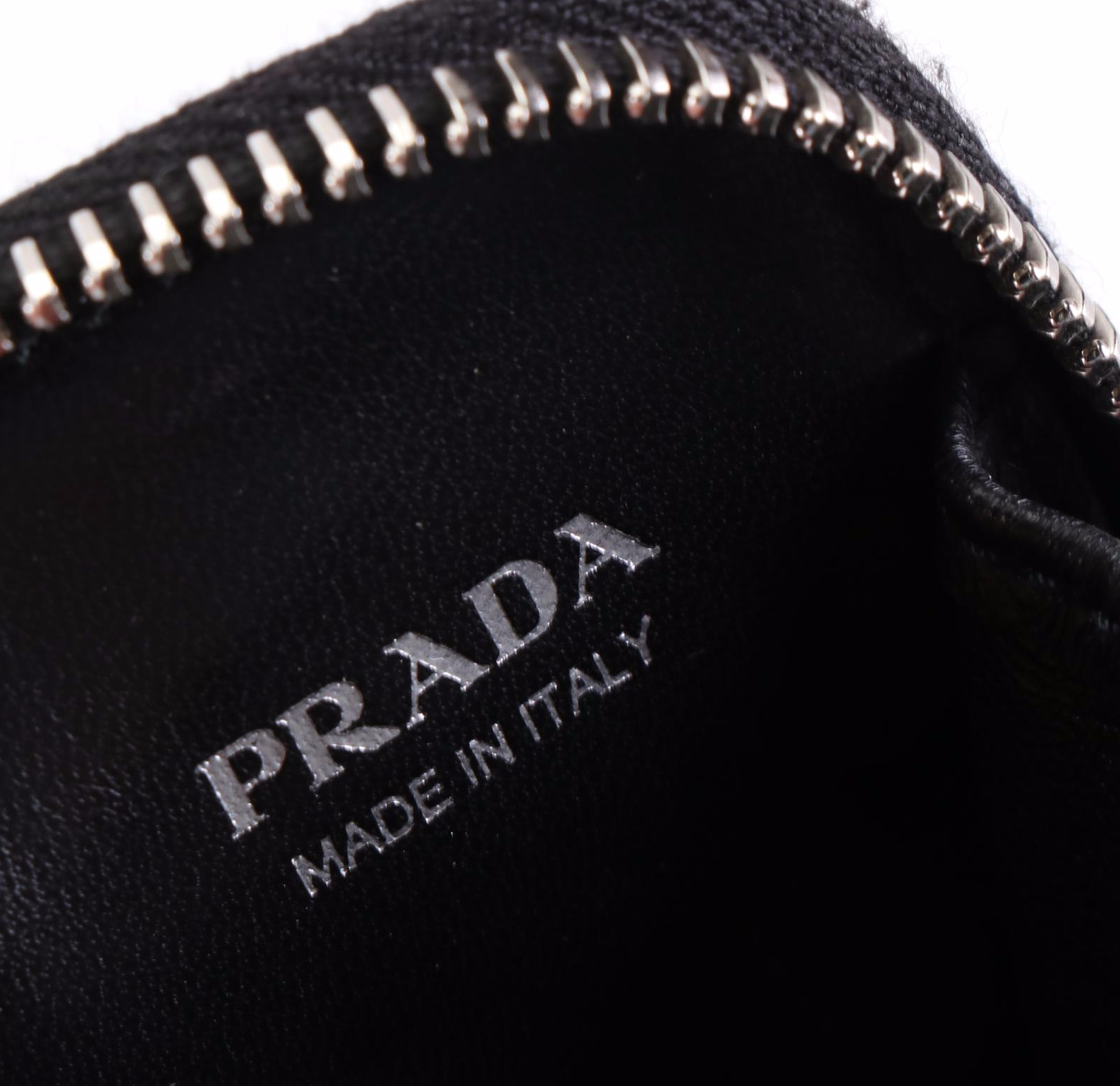 Prada Triangle Bag in Leather with Detachable Pouch
