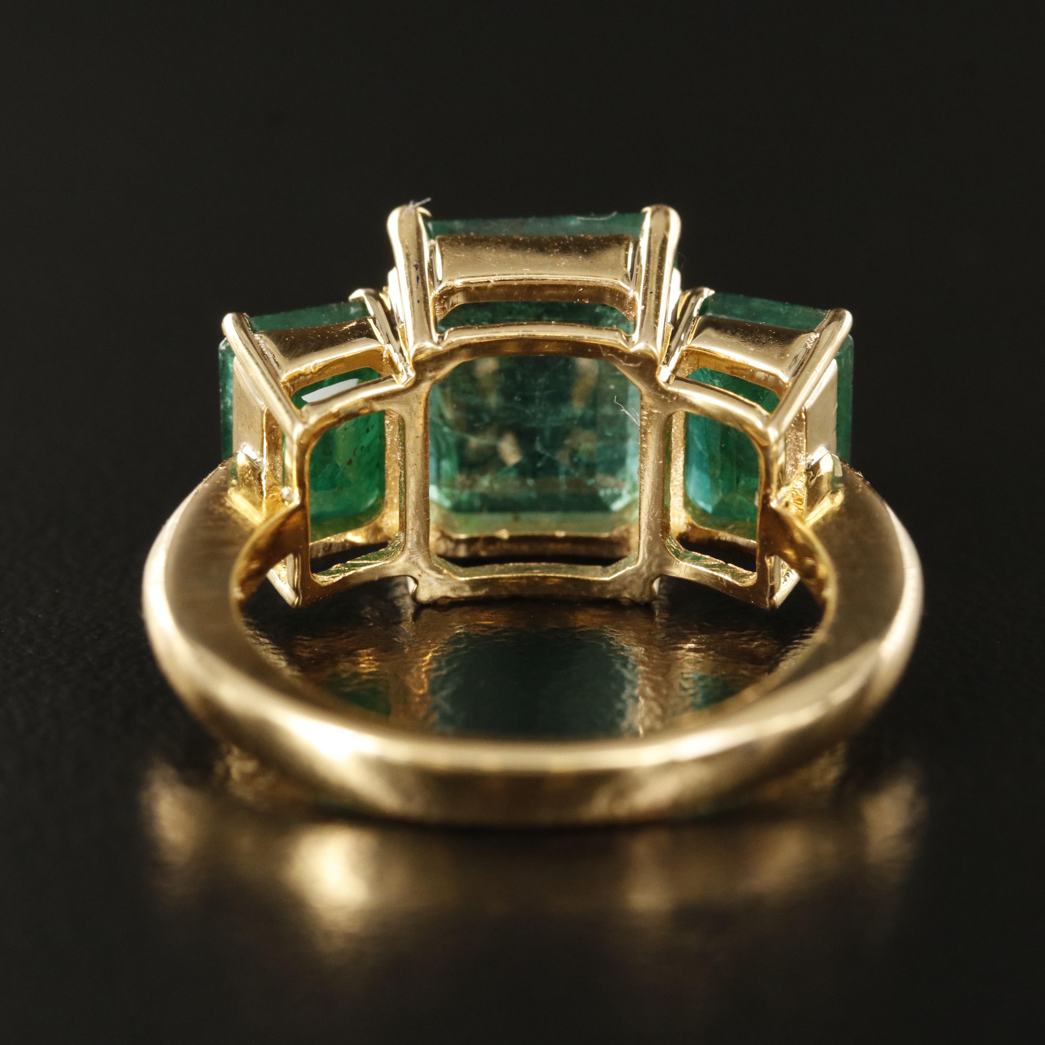 18K 4.95 CTW Ring with IGI Report