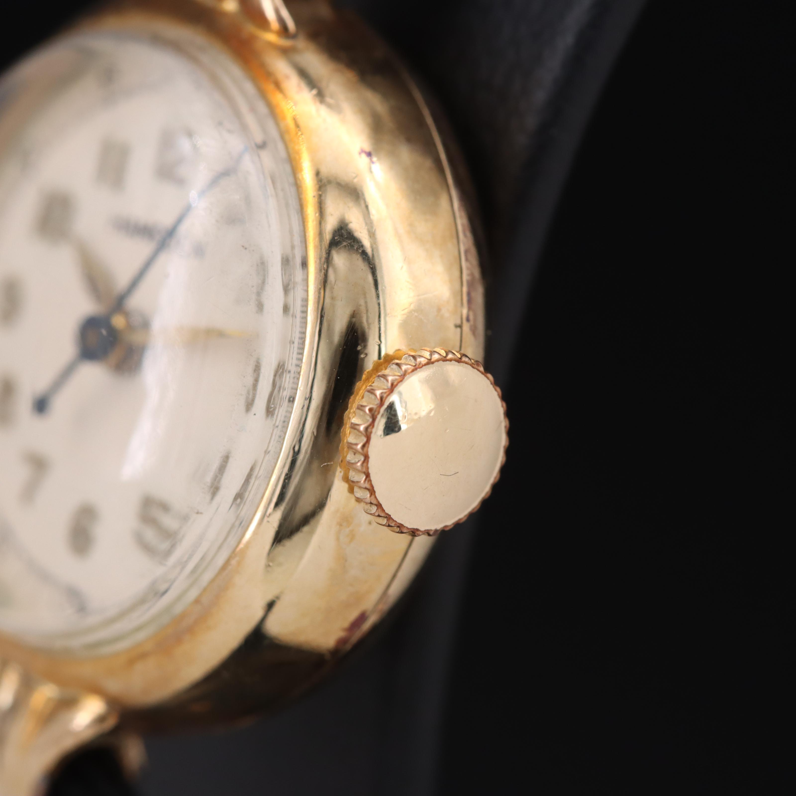 Vintage Hampden 14K Stem Wind Watch