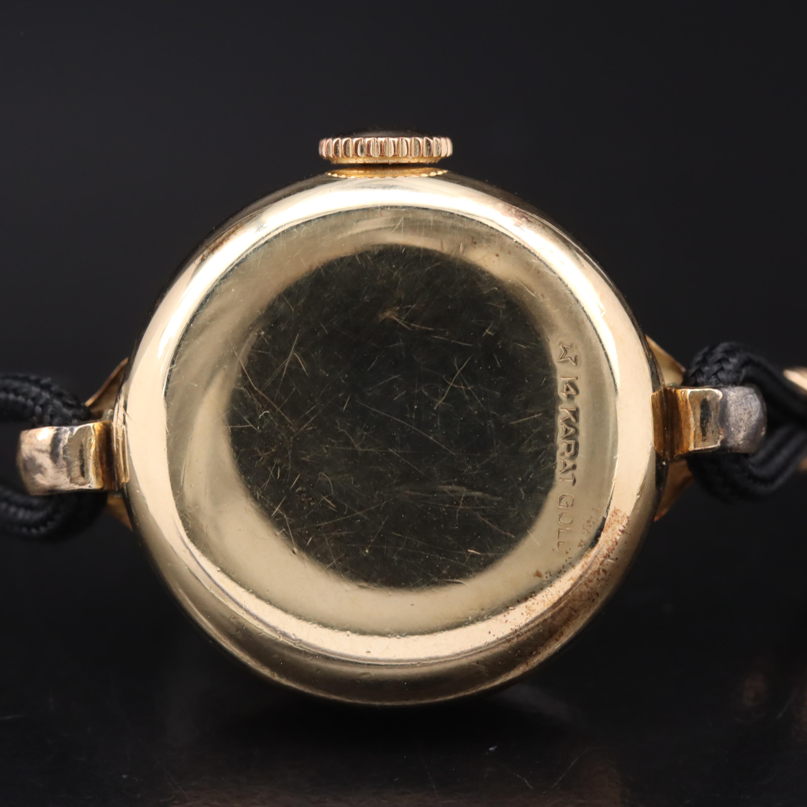 Vintage Hampden 14K Stem Wind Watch