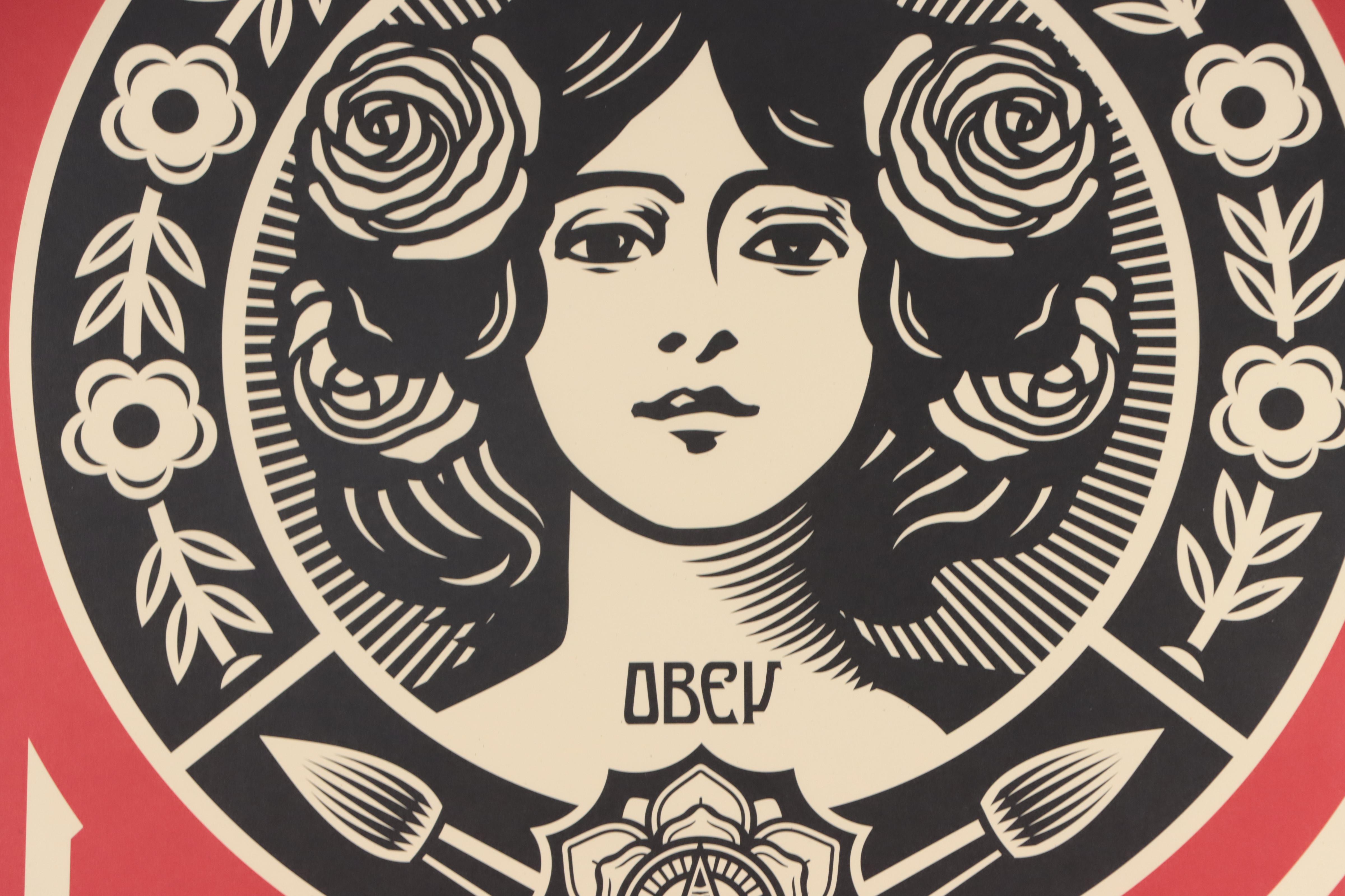 Shepard Fairey Offset Poster "Make Art Not War"