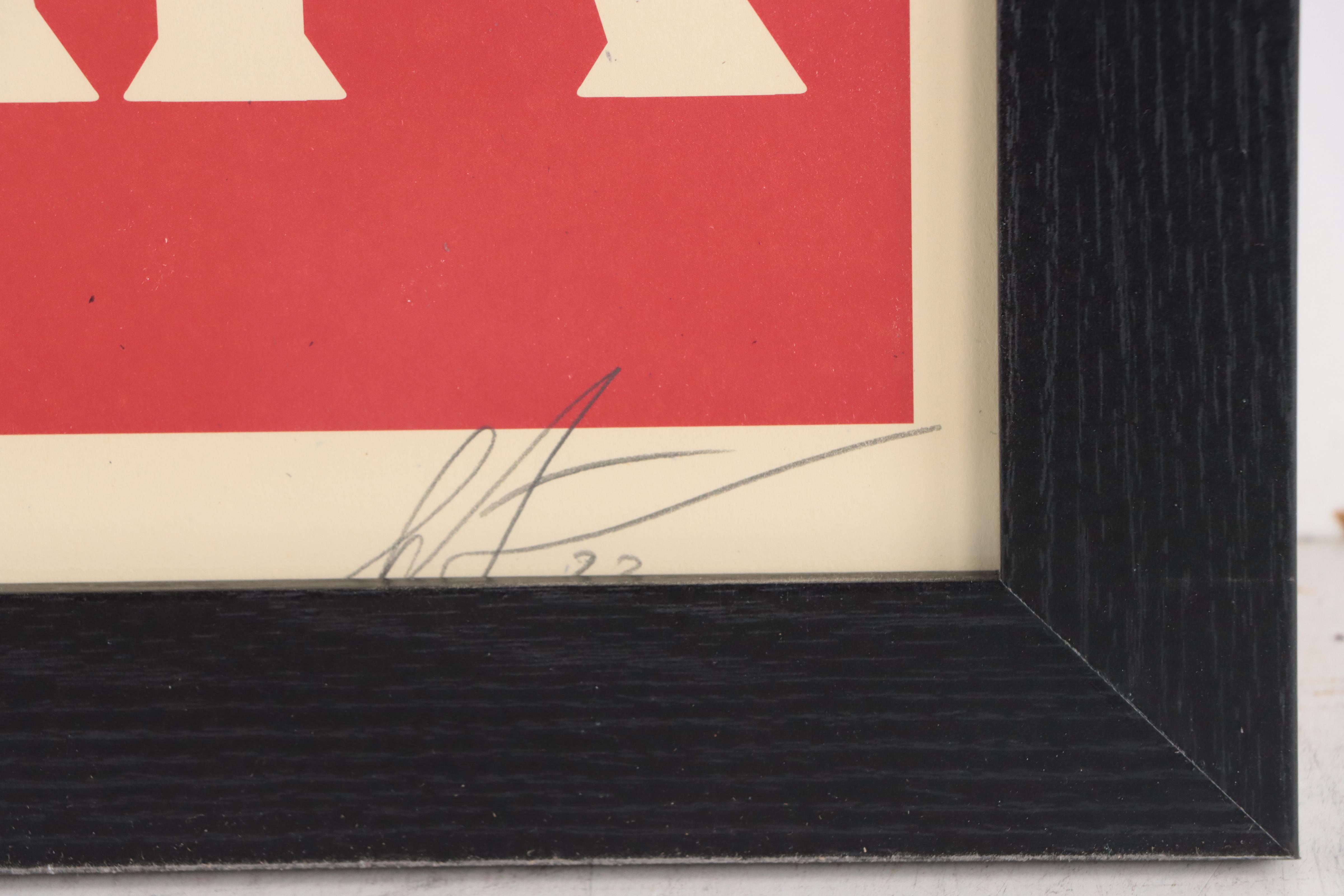 Shepard Fairey Offset Poster "Make Art Not War"