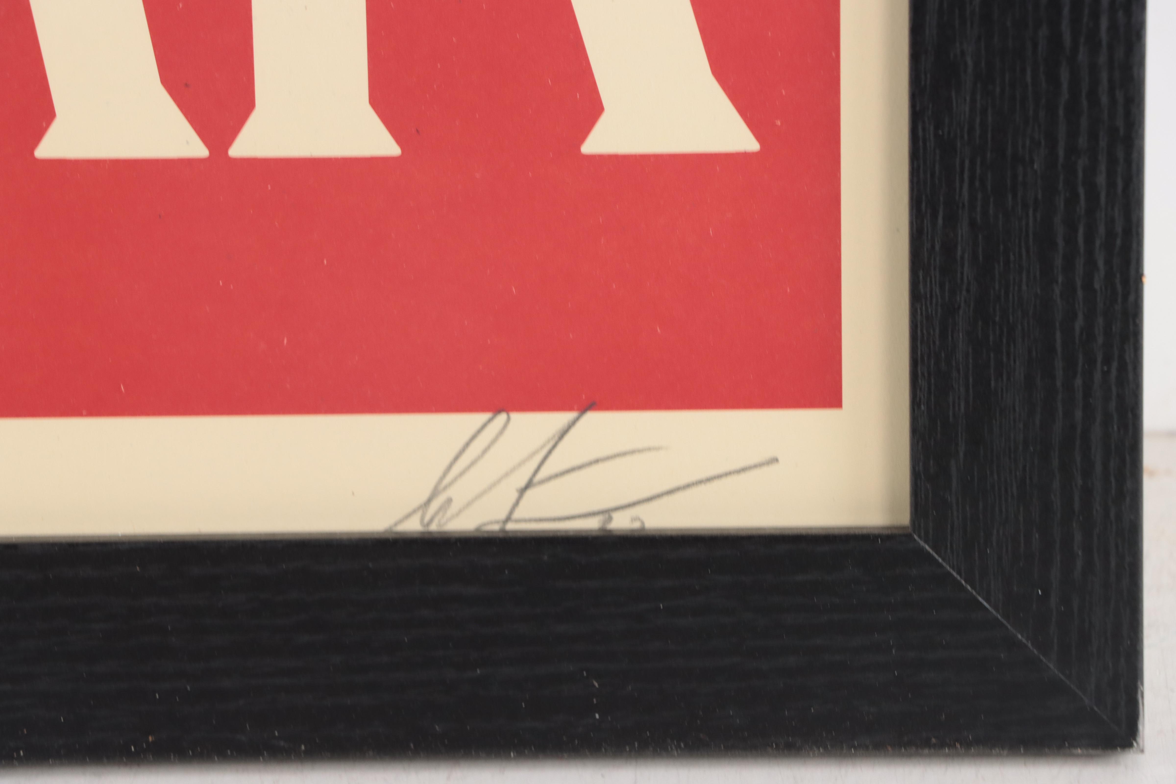 Shepard Fairey Offset Poster "Make Art Not War"