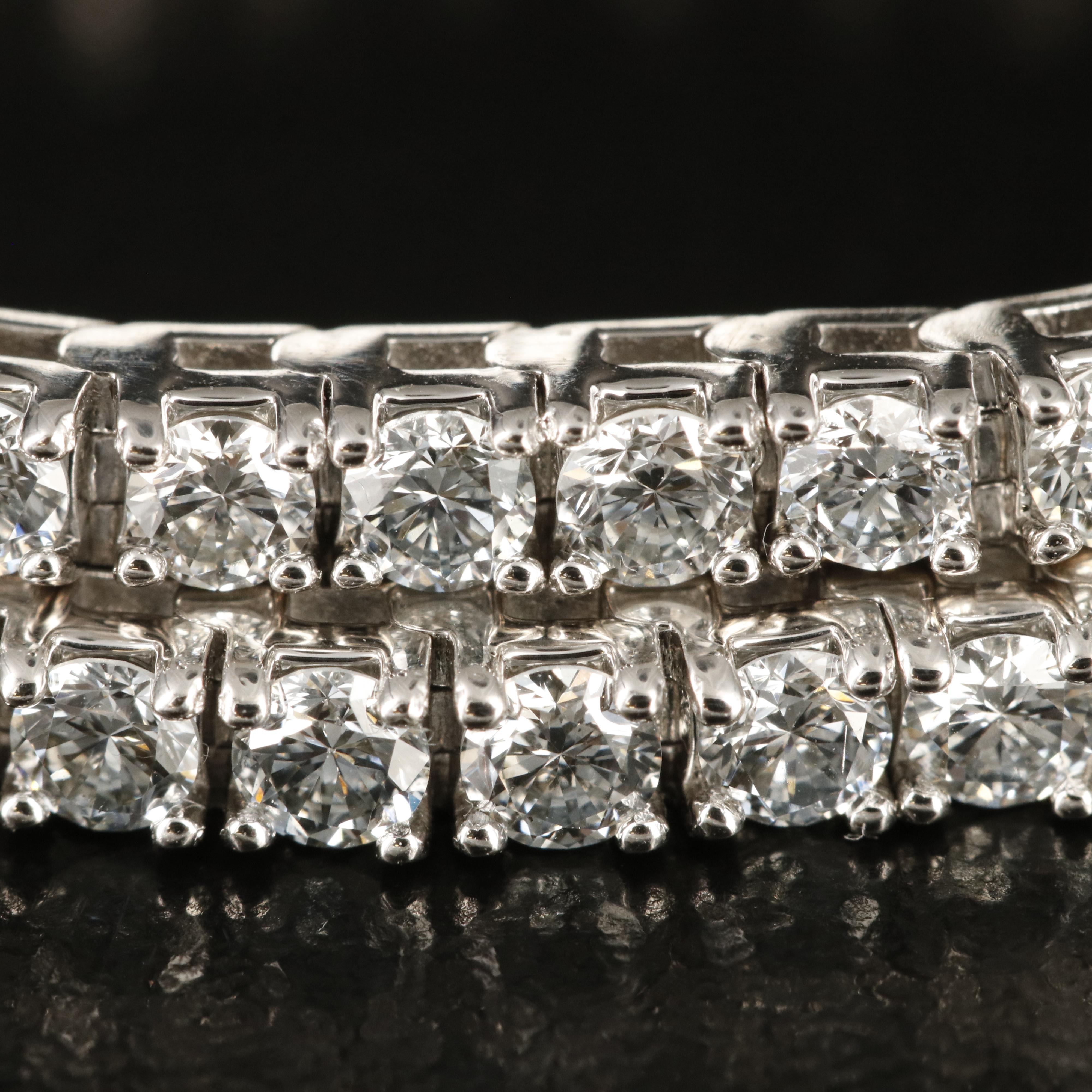 14K 5.00 CTW Lab Grown Diamond Bracelet with IGI Report