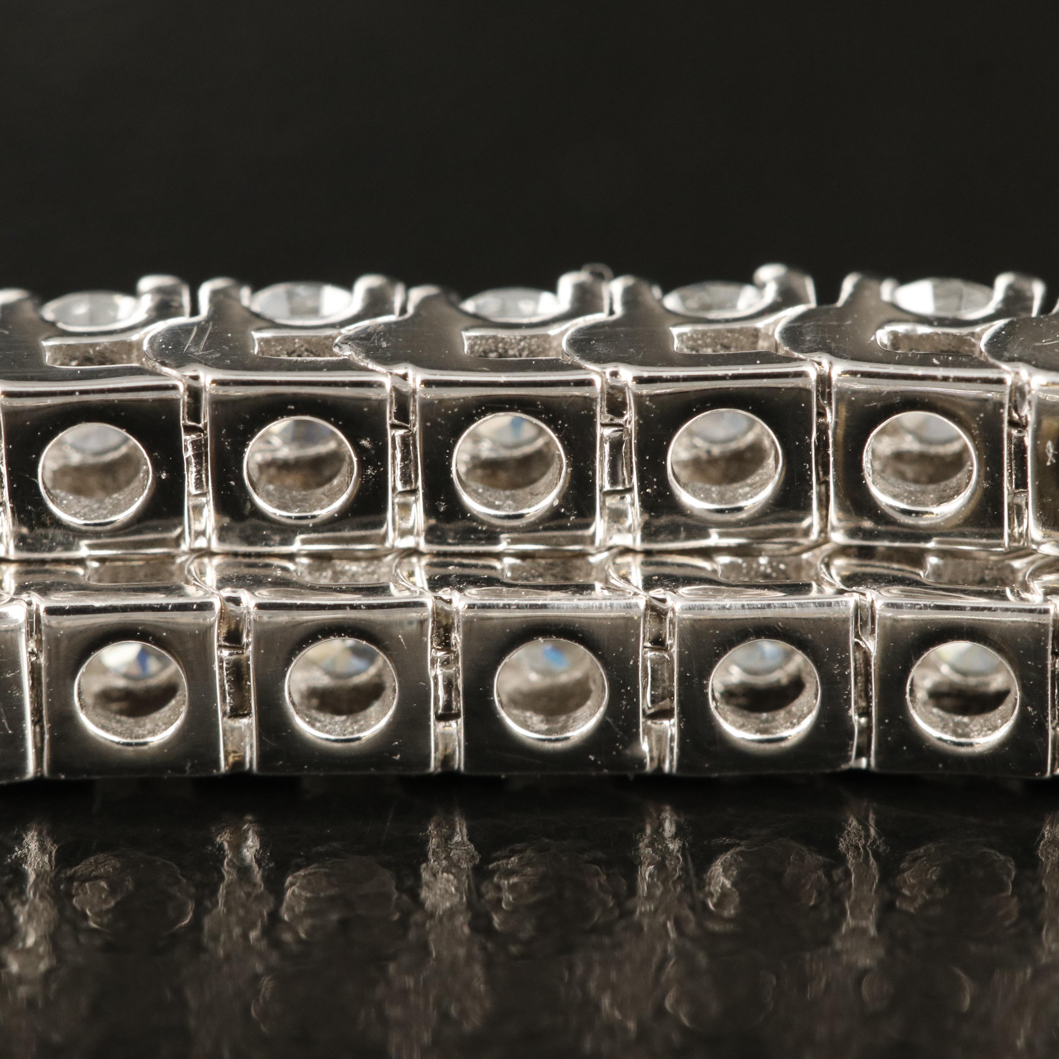 14K 5.00 CTW Lab Grown Diamond Bracelet with IGI Report