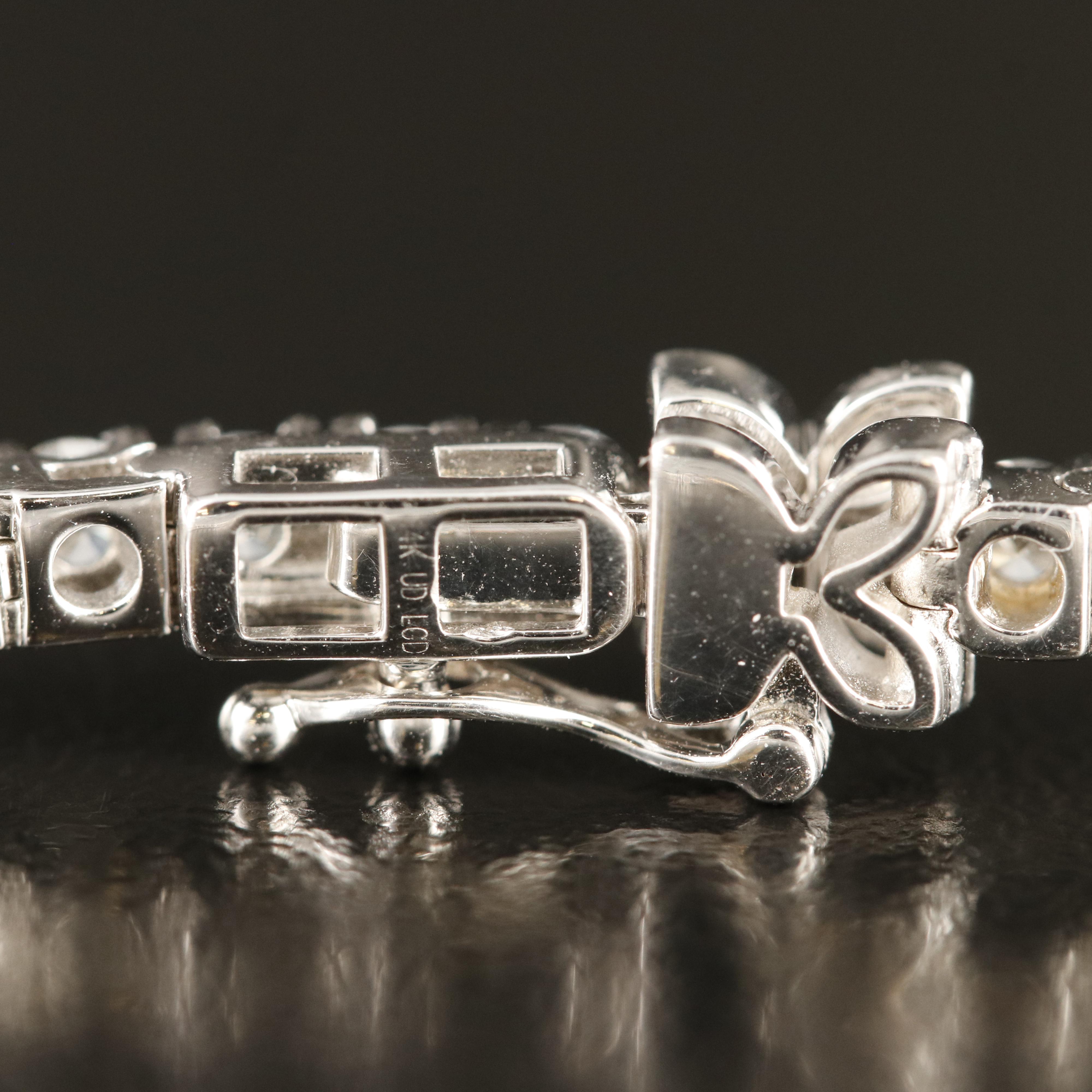 14K 5.00 CTW Lab Grown Diamond Bracelet with IGI Report