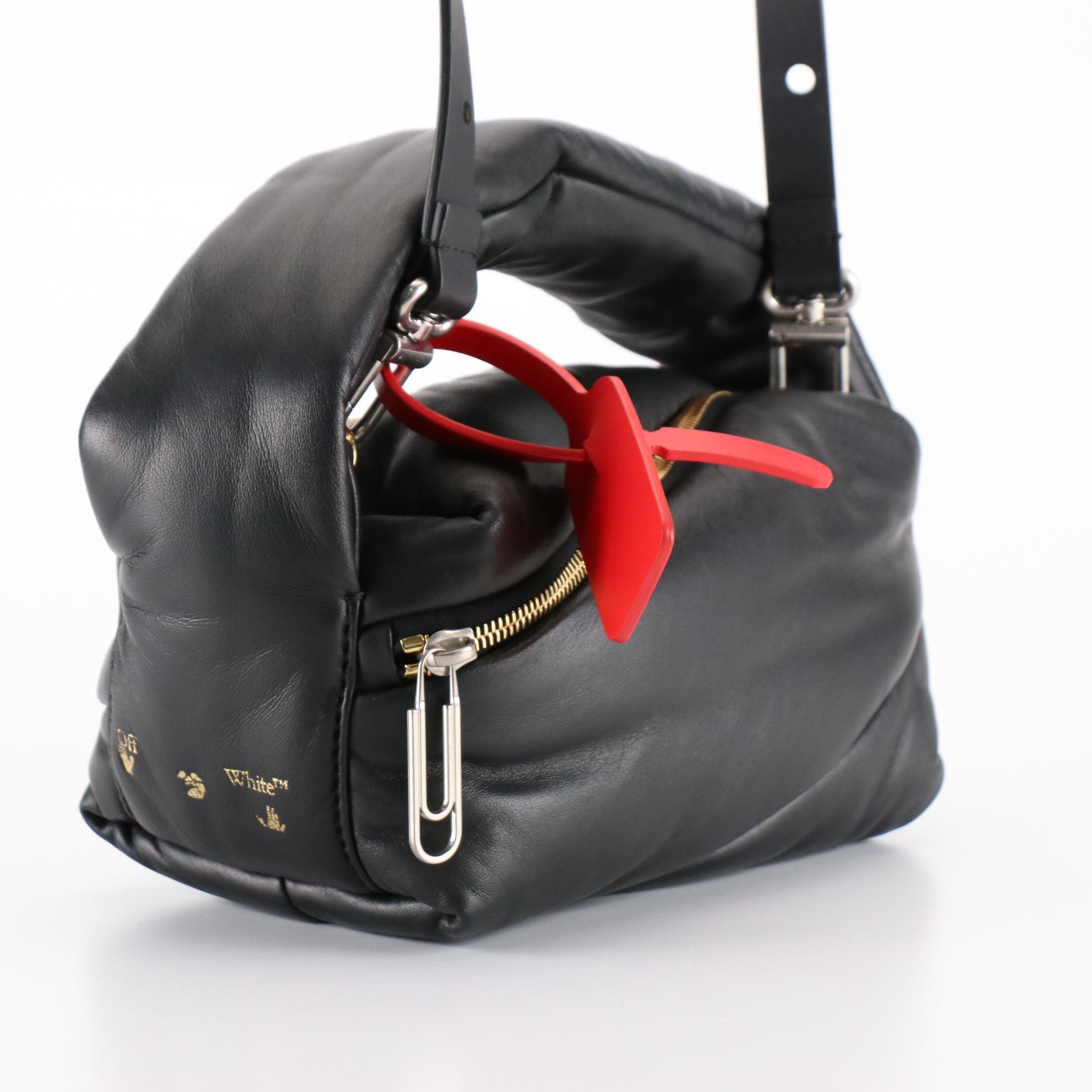 Off-White™ Pump Pouch in Black Leather