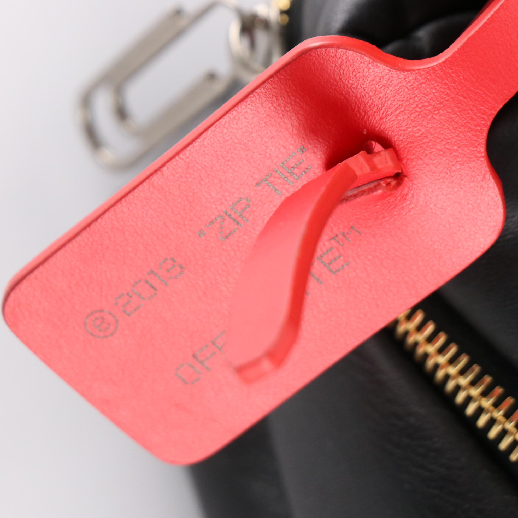 Off-White™ Pump Pouch in Black Leather