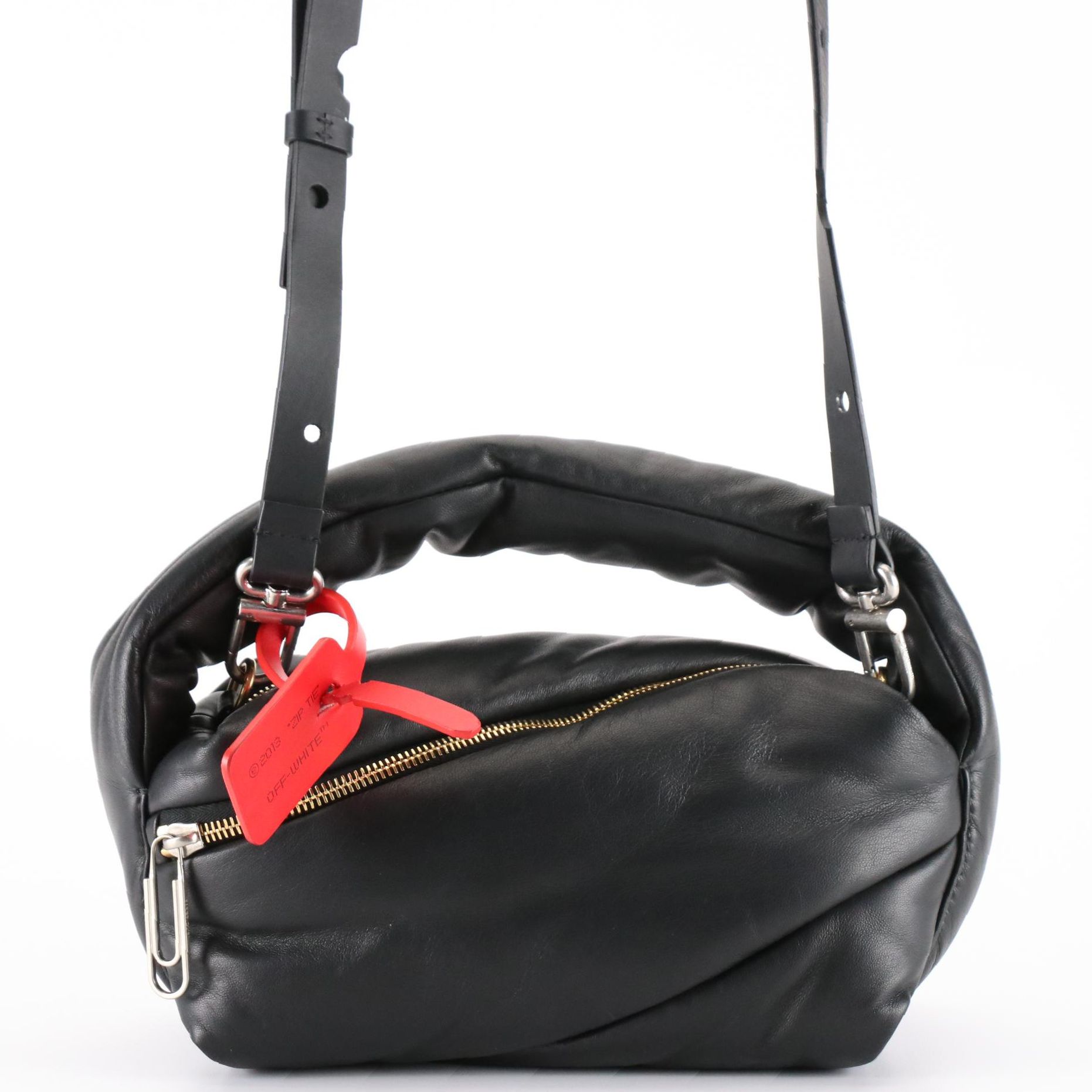 Off-White™ Pump Pouch in Black Leather