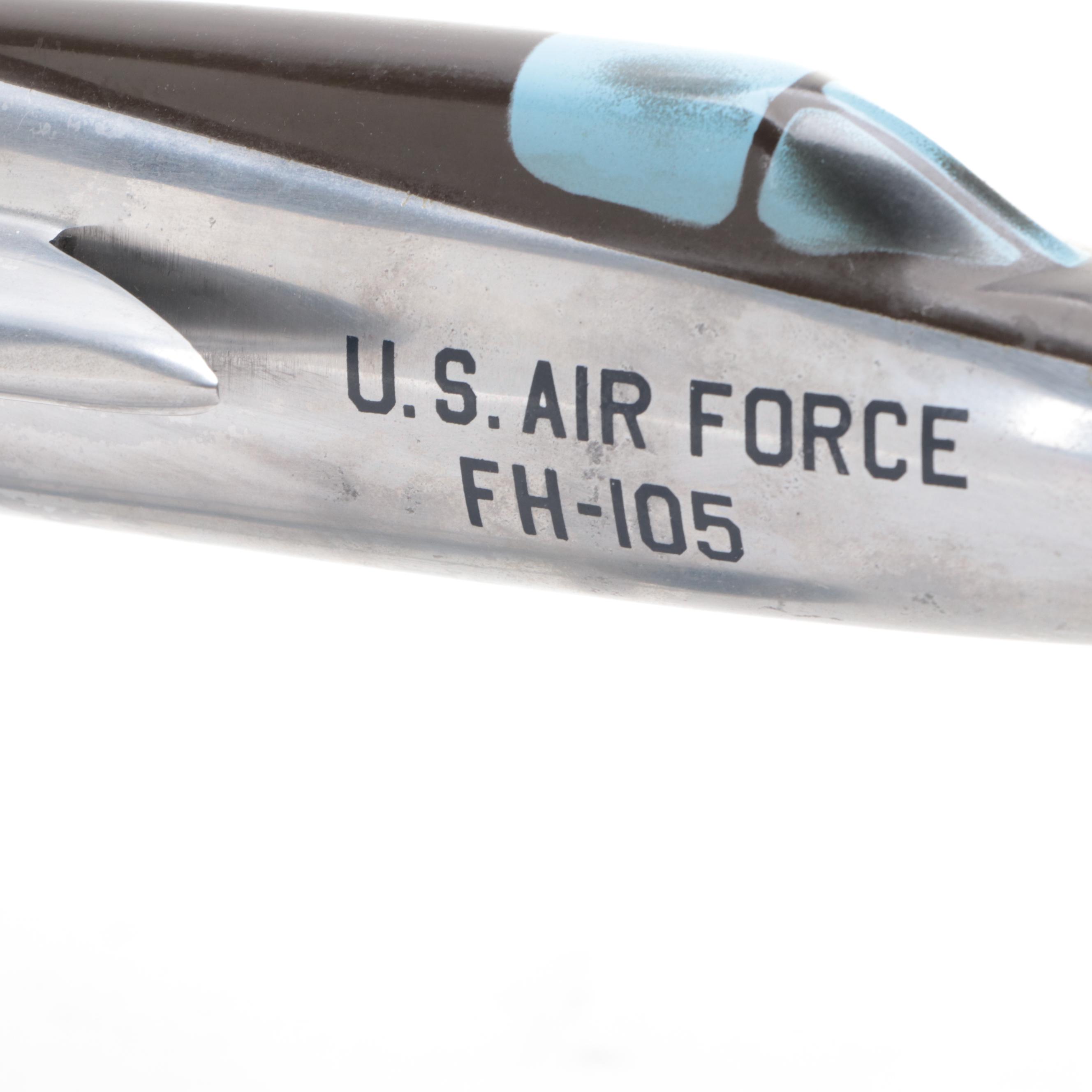 M. M. Verkuyl U. S. Air Force Republic F-105 Thunderchief Desk Model