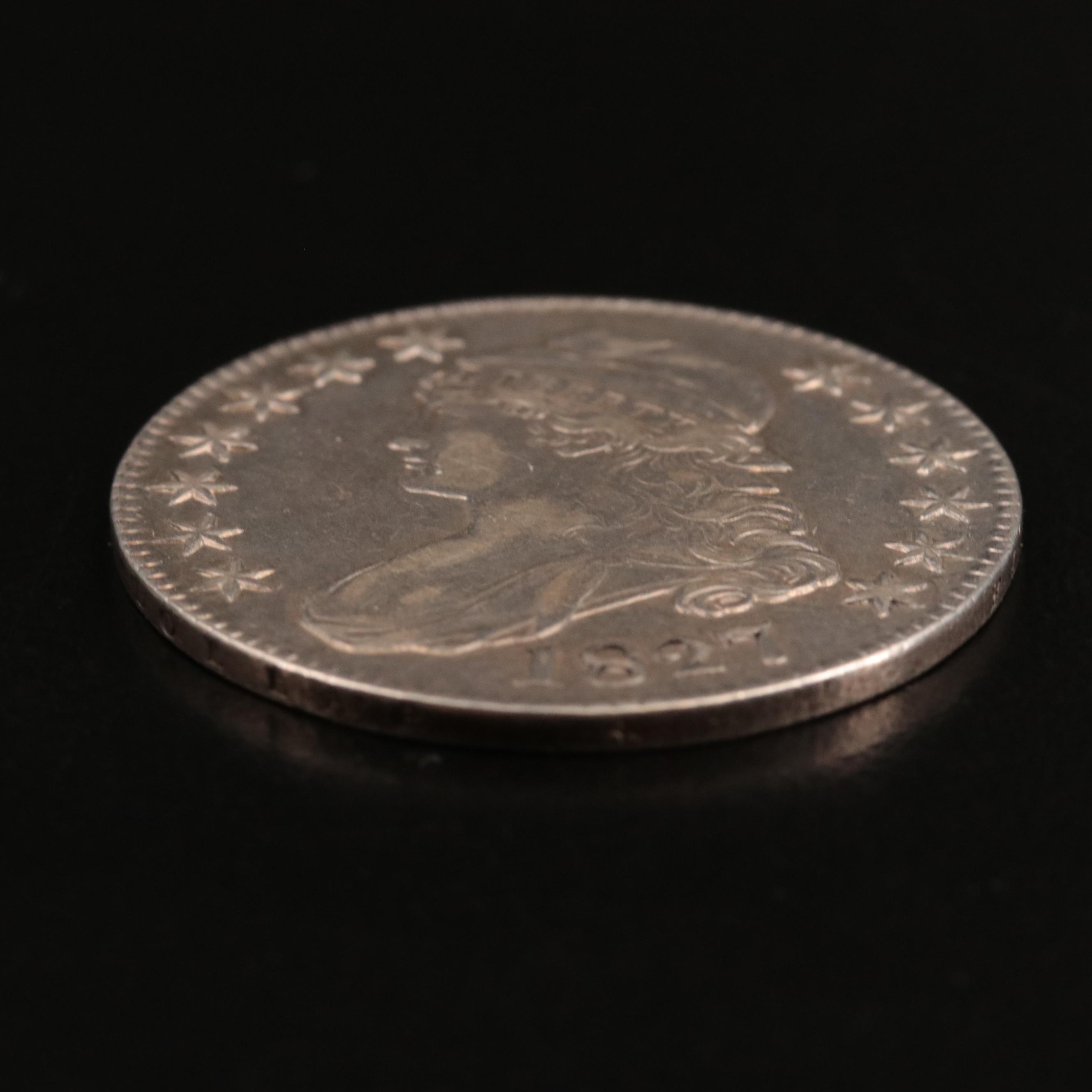 1827 Capped Bust Silver Half Dollar