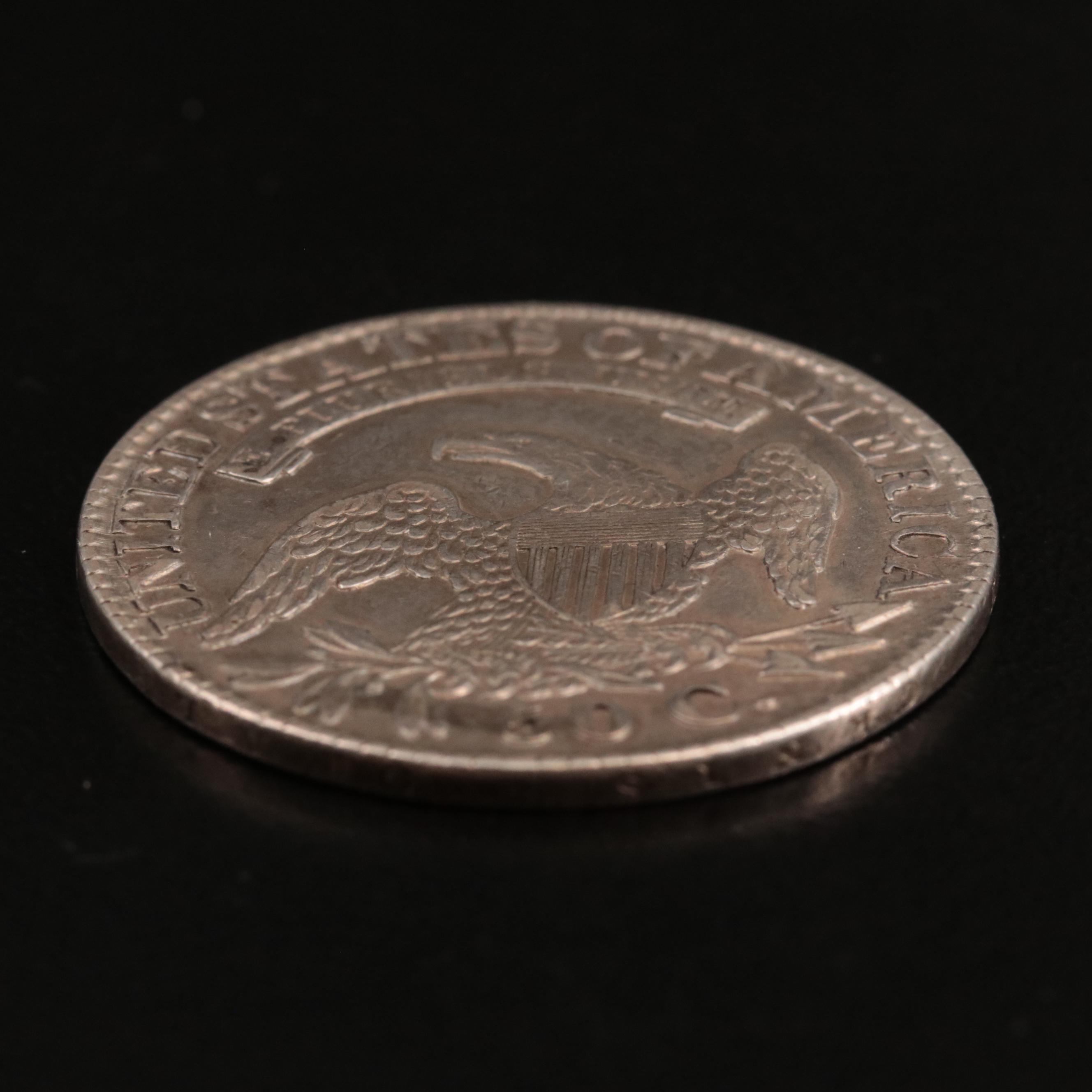 1827 Capped Bust Silver Half Dollar