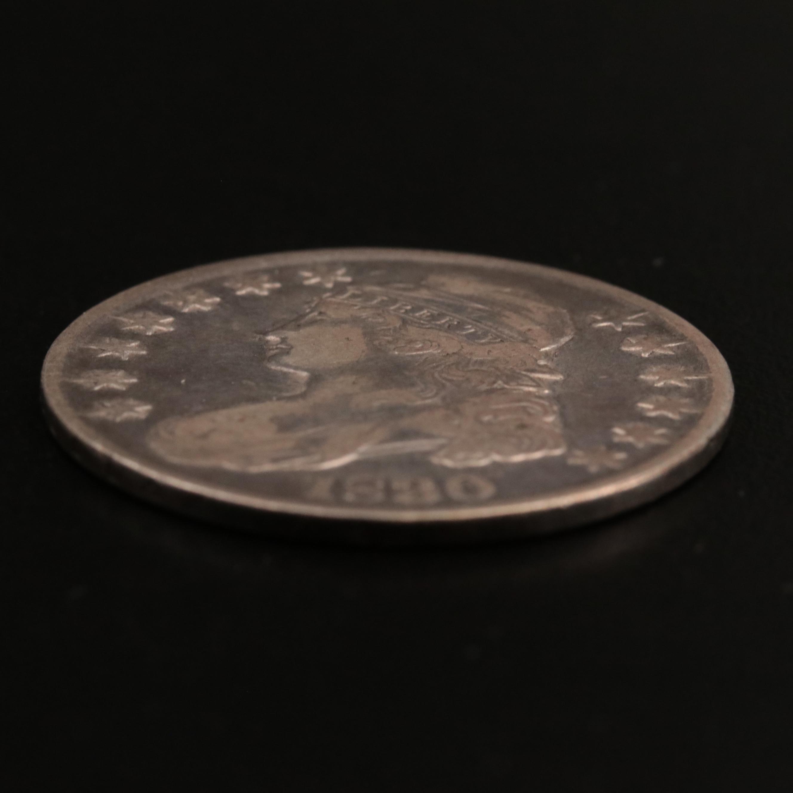 1830 Capped Bust Silver Half Dollar