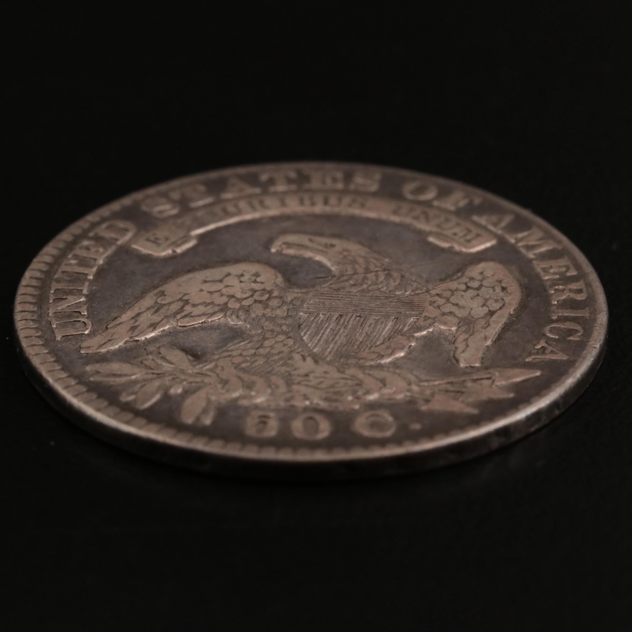 1830 Capped Bust Silver Half Dollar