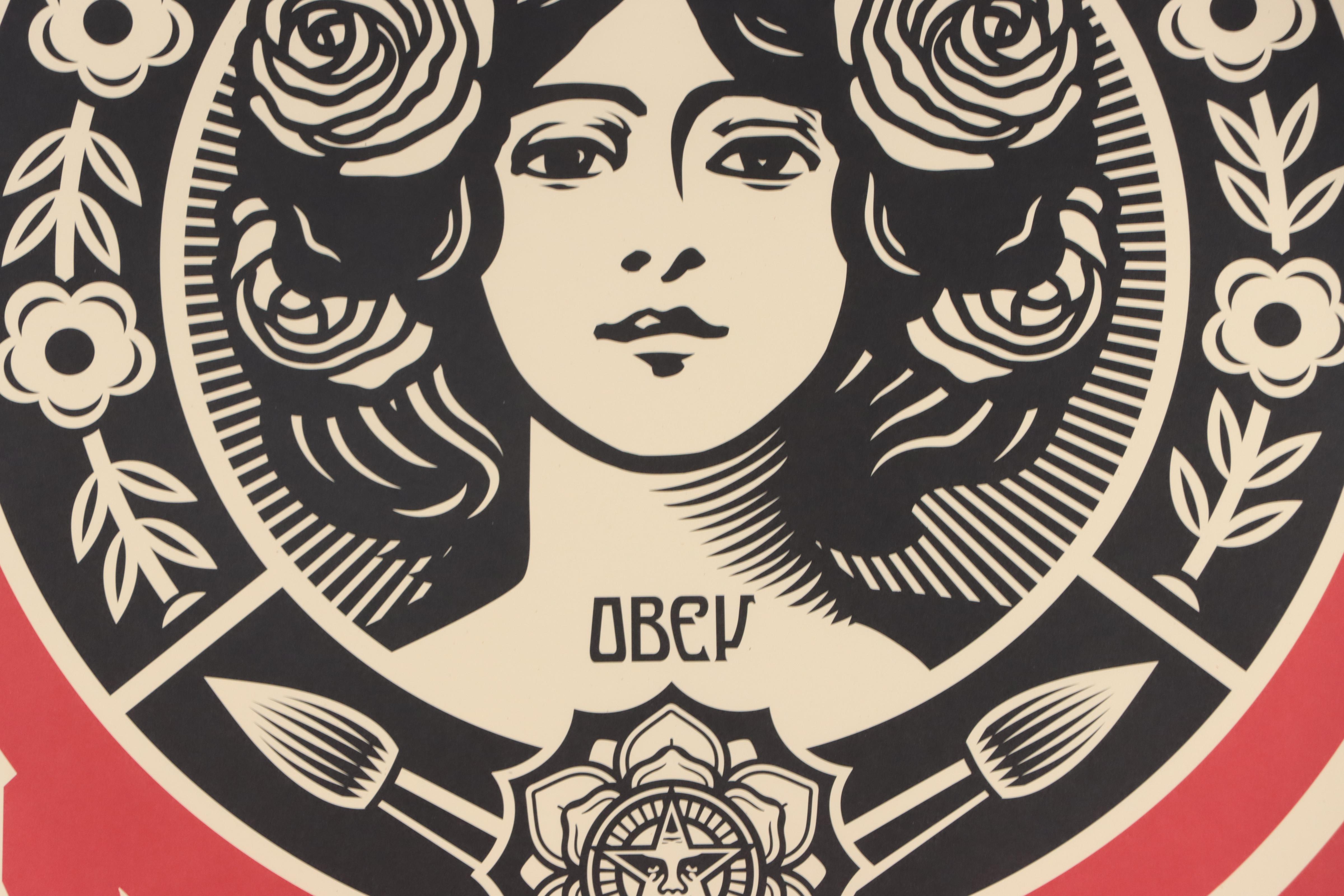 Shepard Fairey Offset Poster "Make Art Not War"