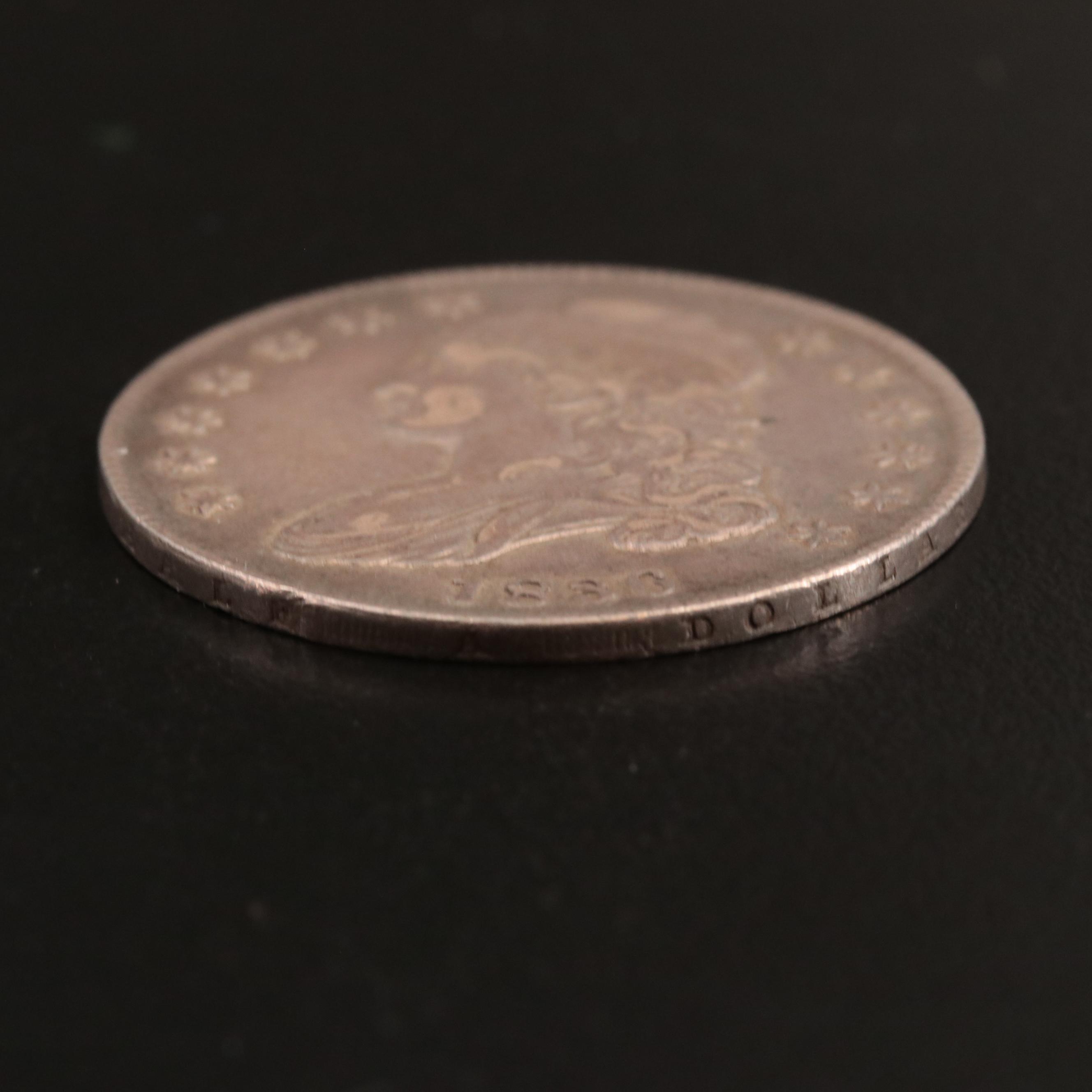 1836 Capped Bust Silver Half Dollar