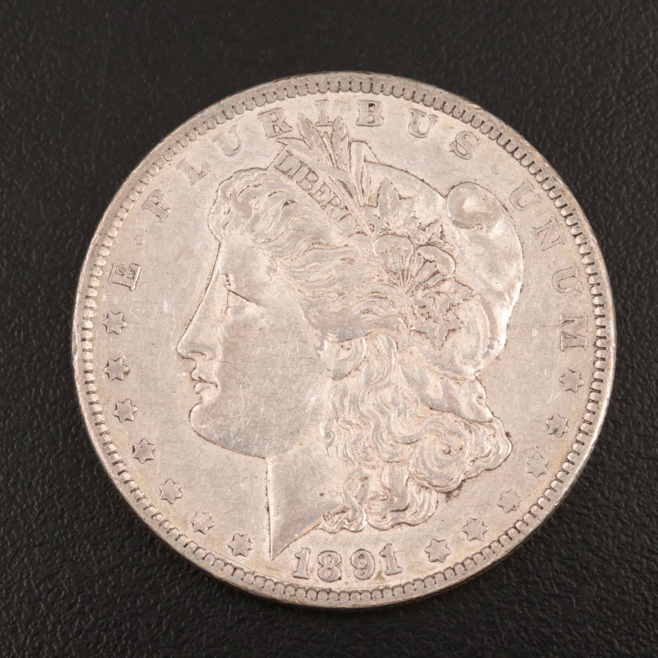 1891-O Morgan Silver Dollar