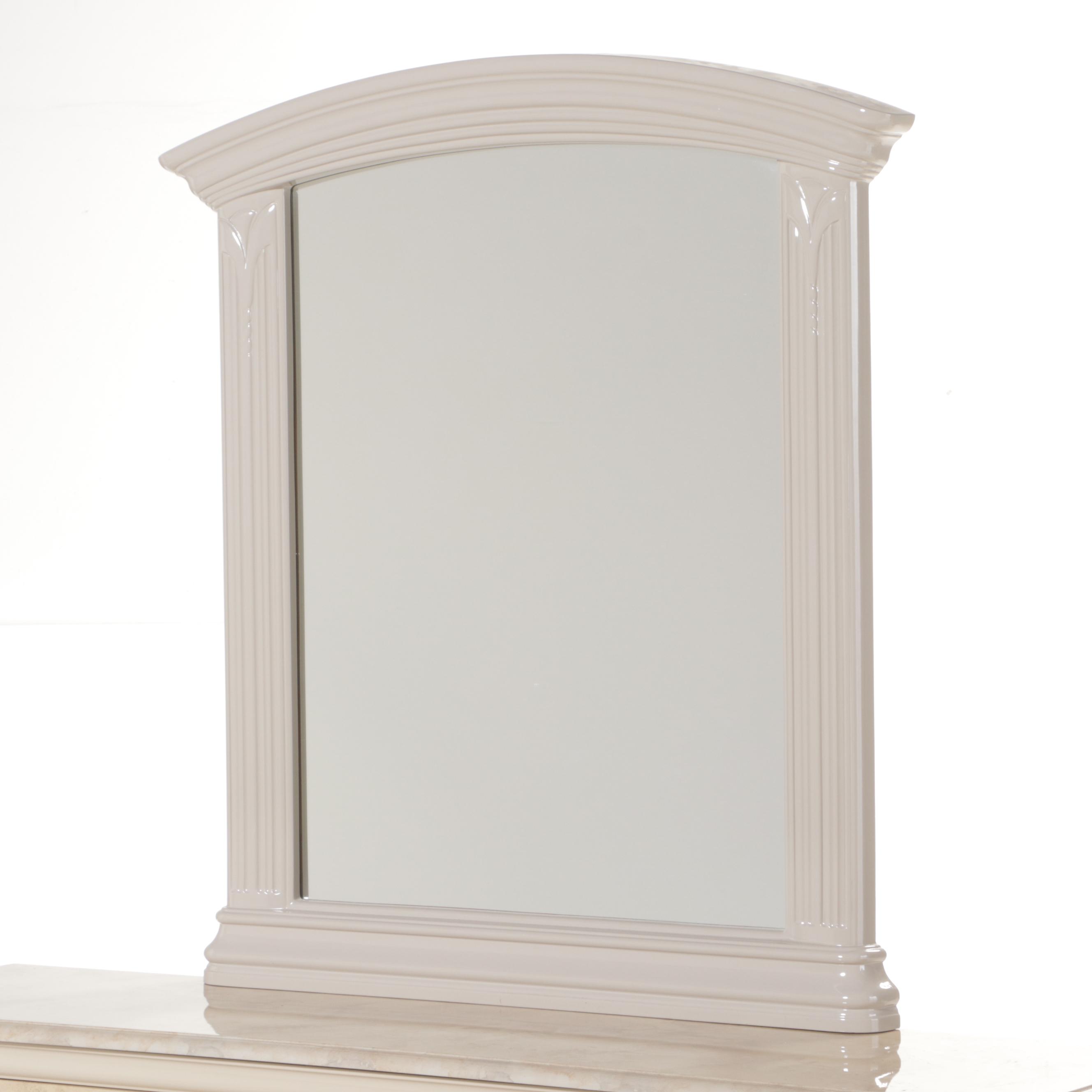 Italian Art Deco Style Marbleized Six-Drawer Dresser, circa 2000