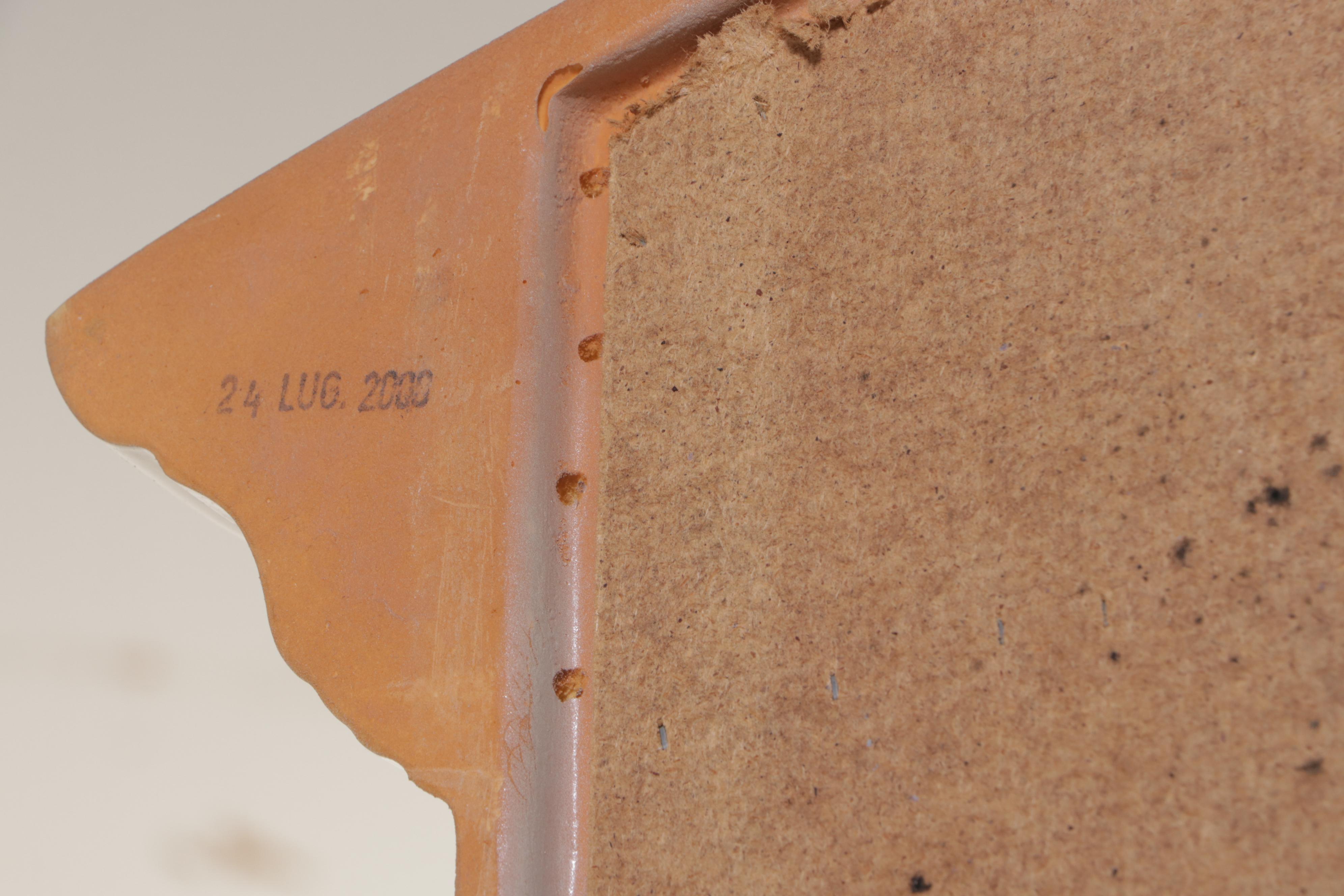 Italian Art Deco Style Marbleized Six-Drawer Dresser, circa 2000