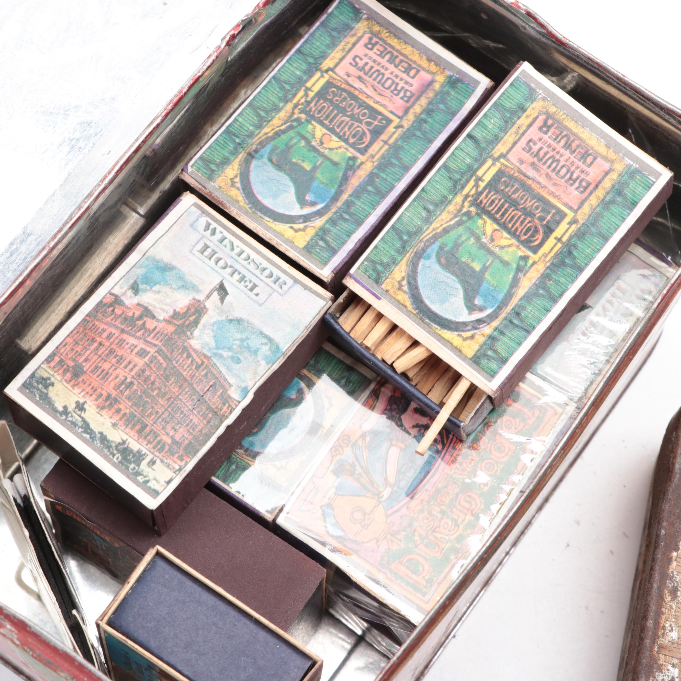 Sweet Burley, Royal Dream, Wild Fruit, Union Leader with Other Tobacco Tins