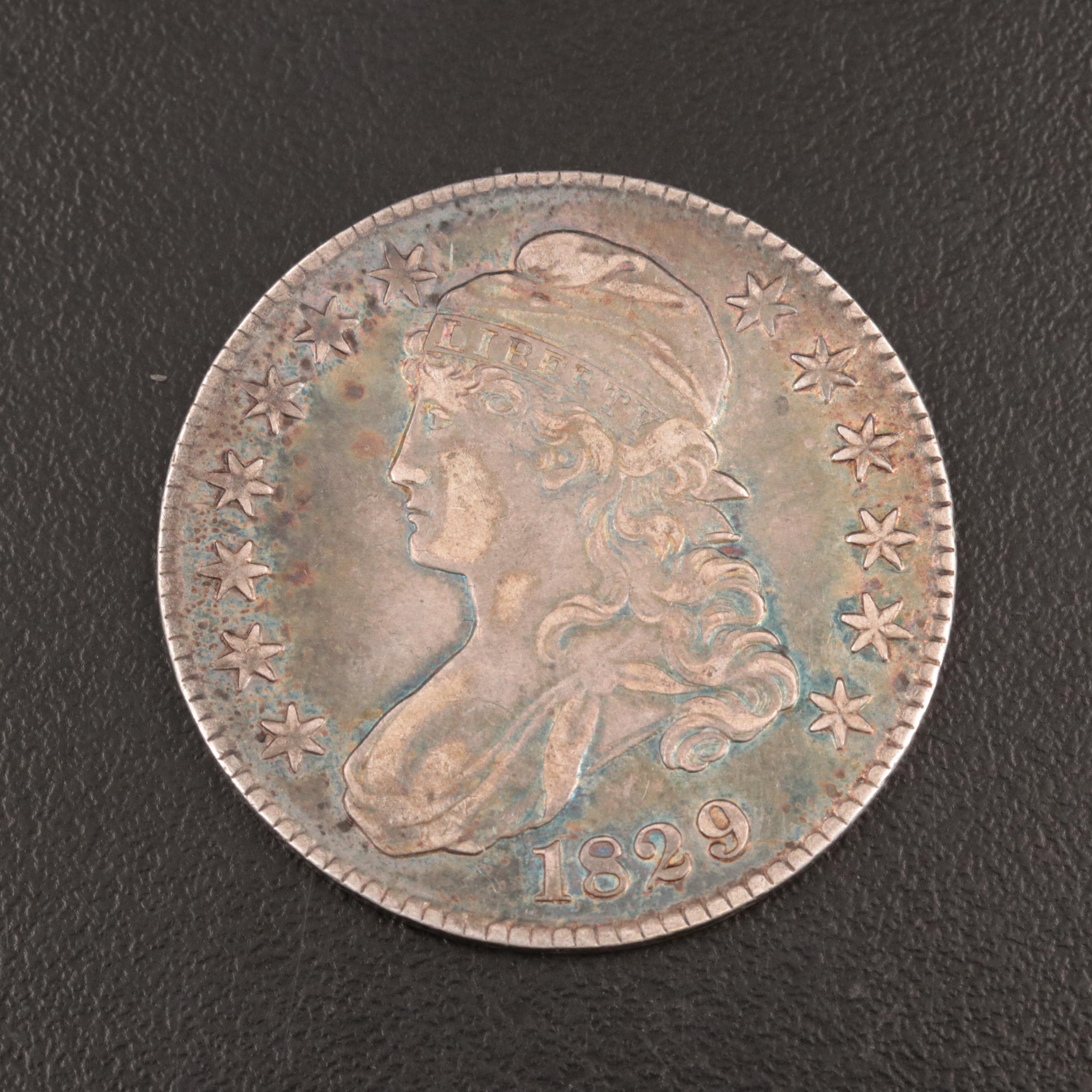 1829 Capped Bust Half Dollar