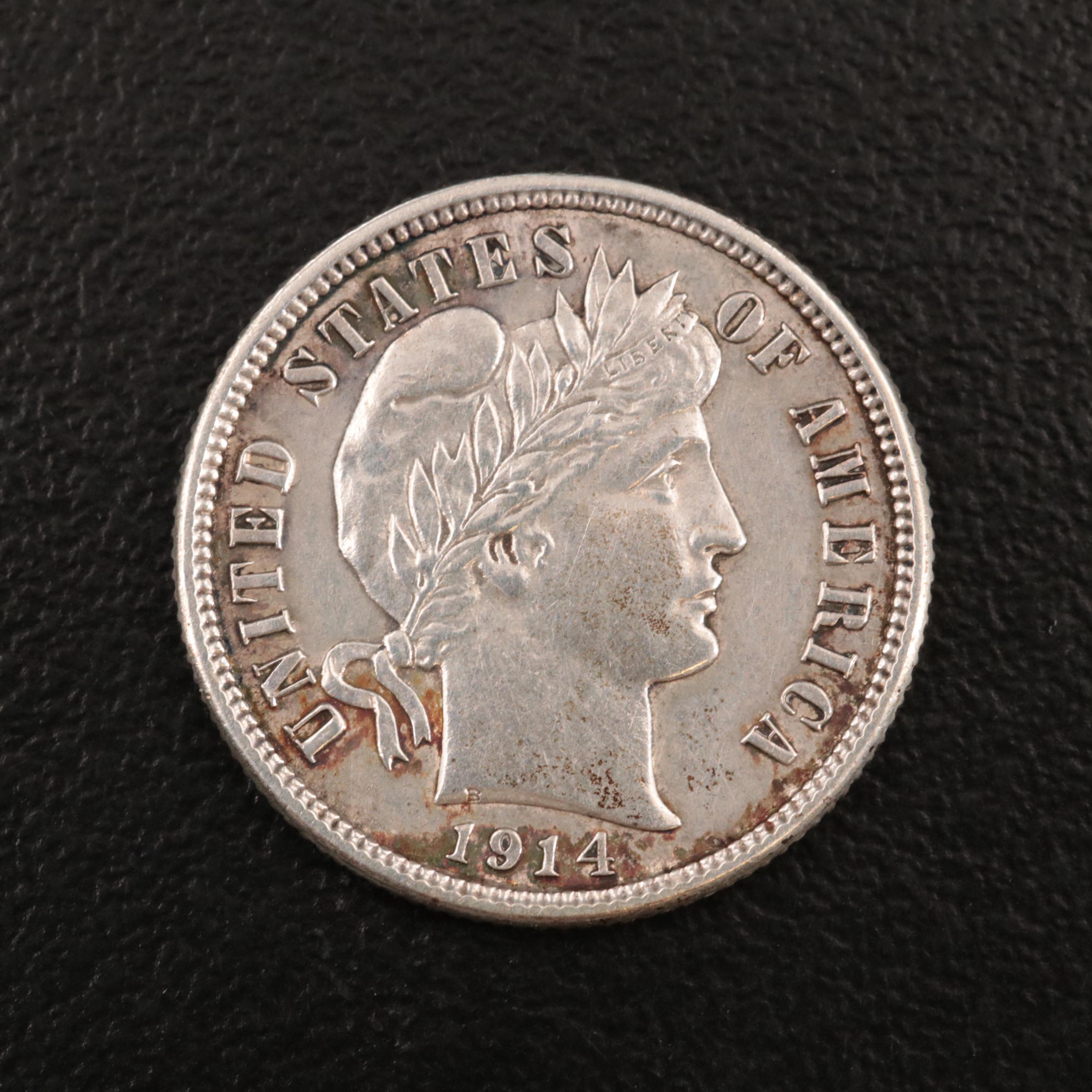 Two Barber Silver Dimes