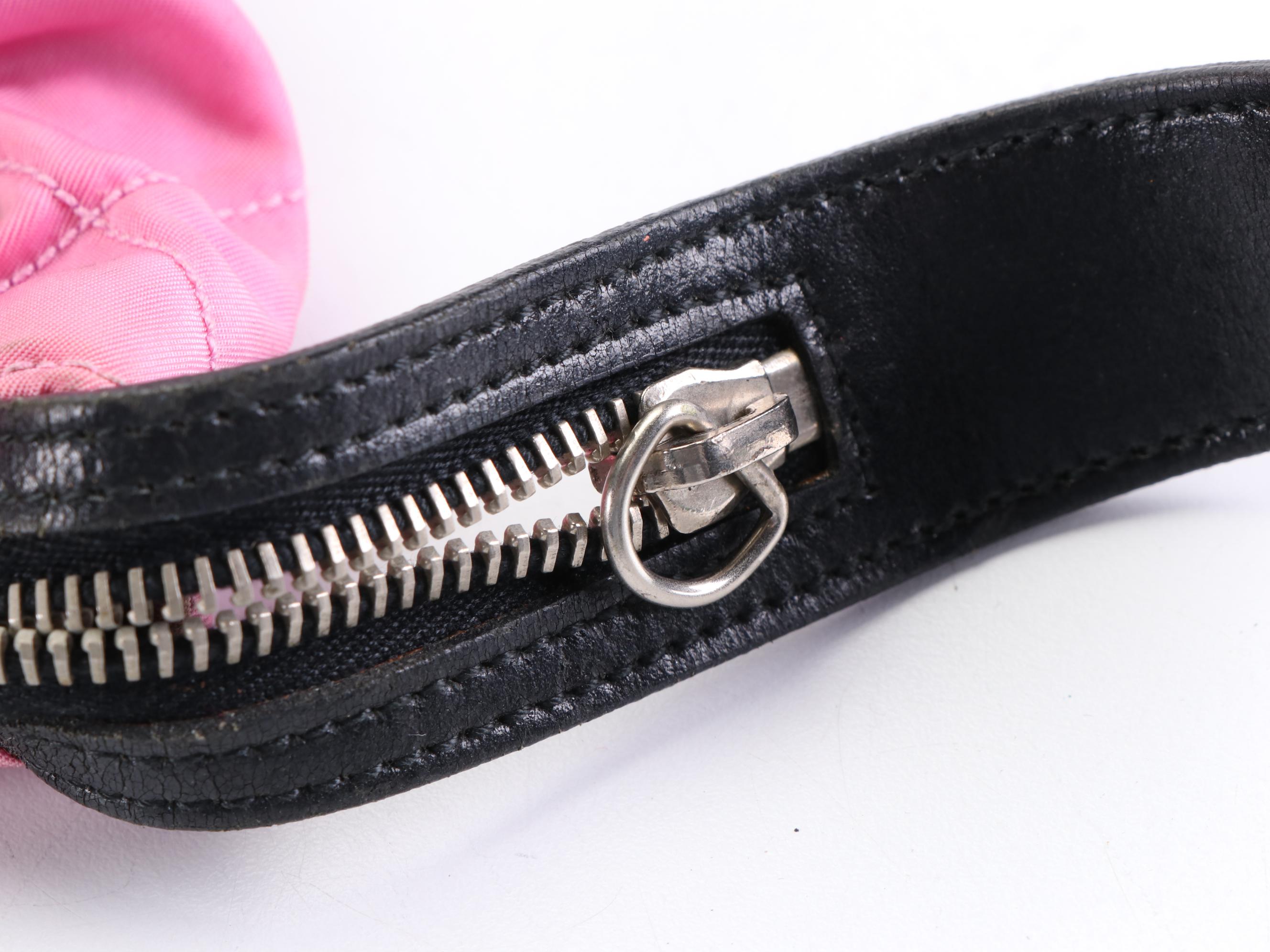 Prada Quilted Nylon and Leather Tote